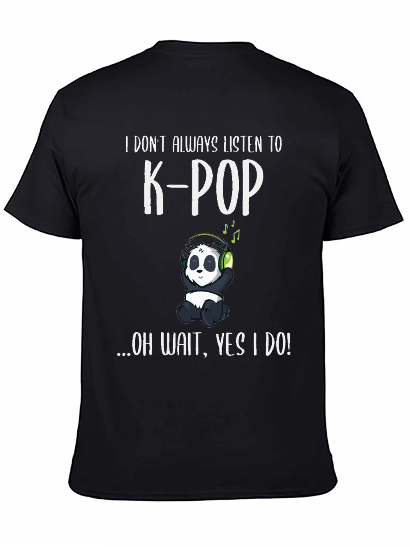 K-Pop Panda Graphic T-Shirt