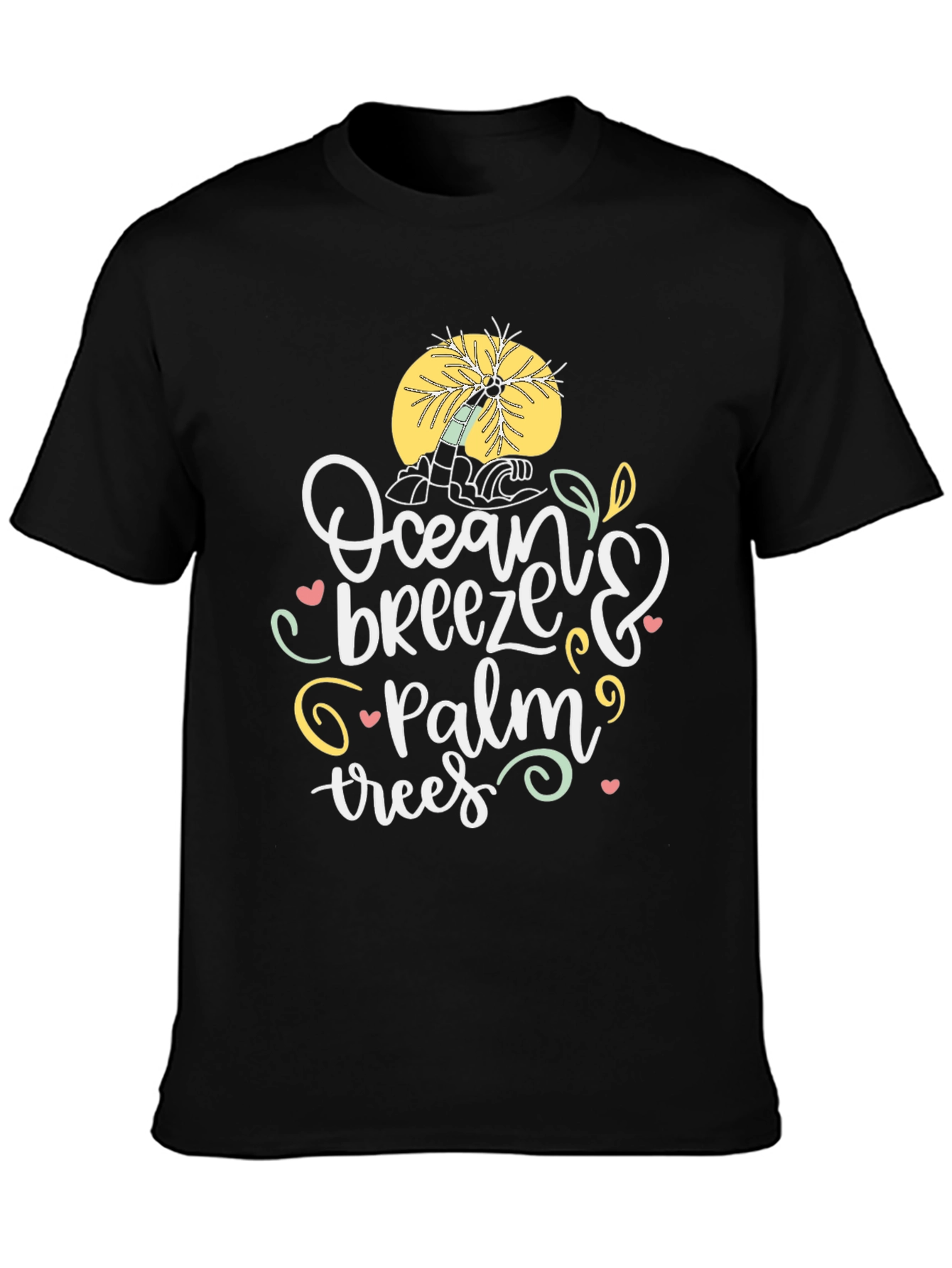 Ocean Breeze & Palm Trees Graphic Tee