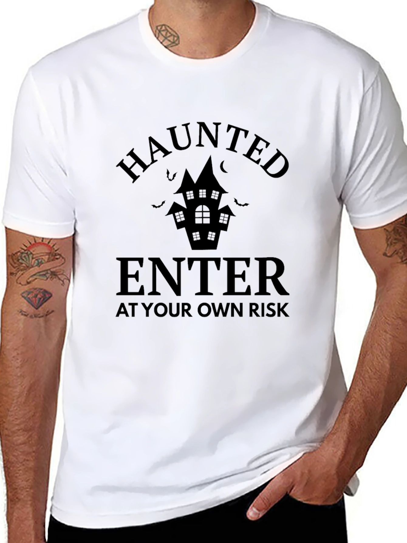 Haunted House Halloween T-Shirt