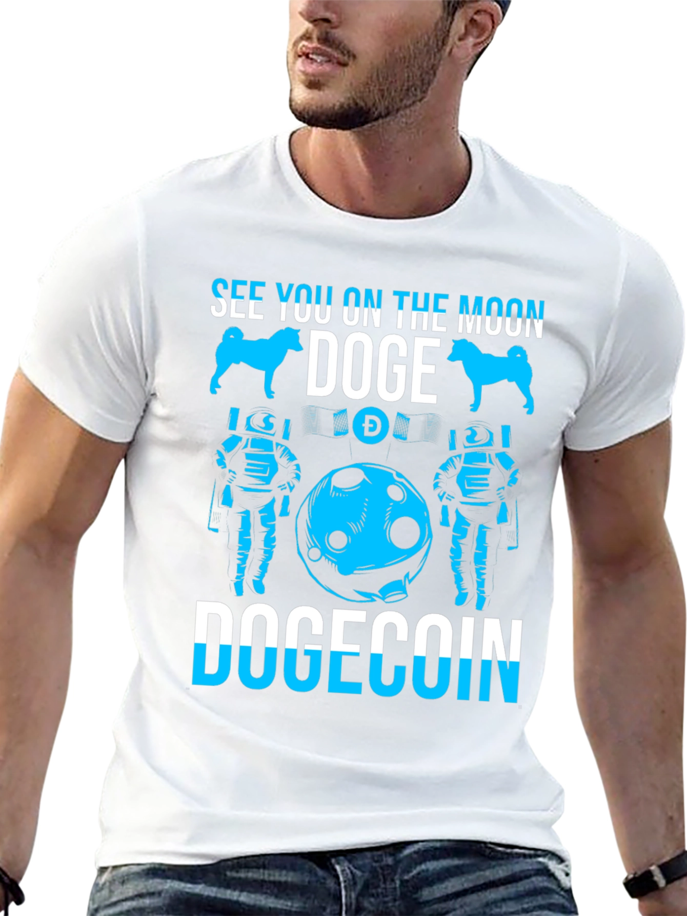 DogeCoin to the Moon T-Shirt