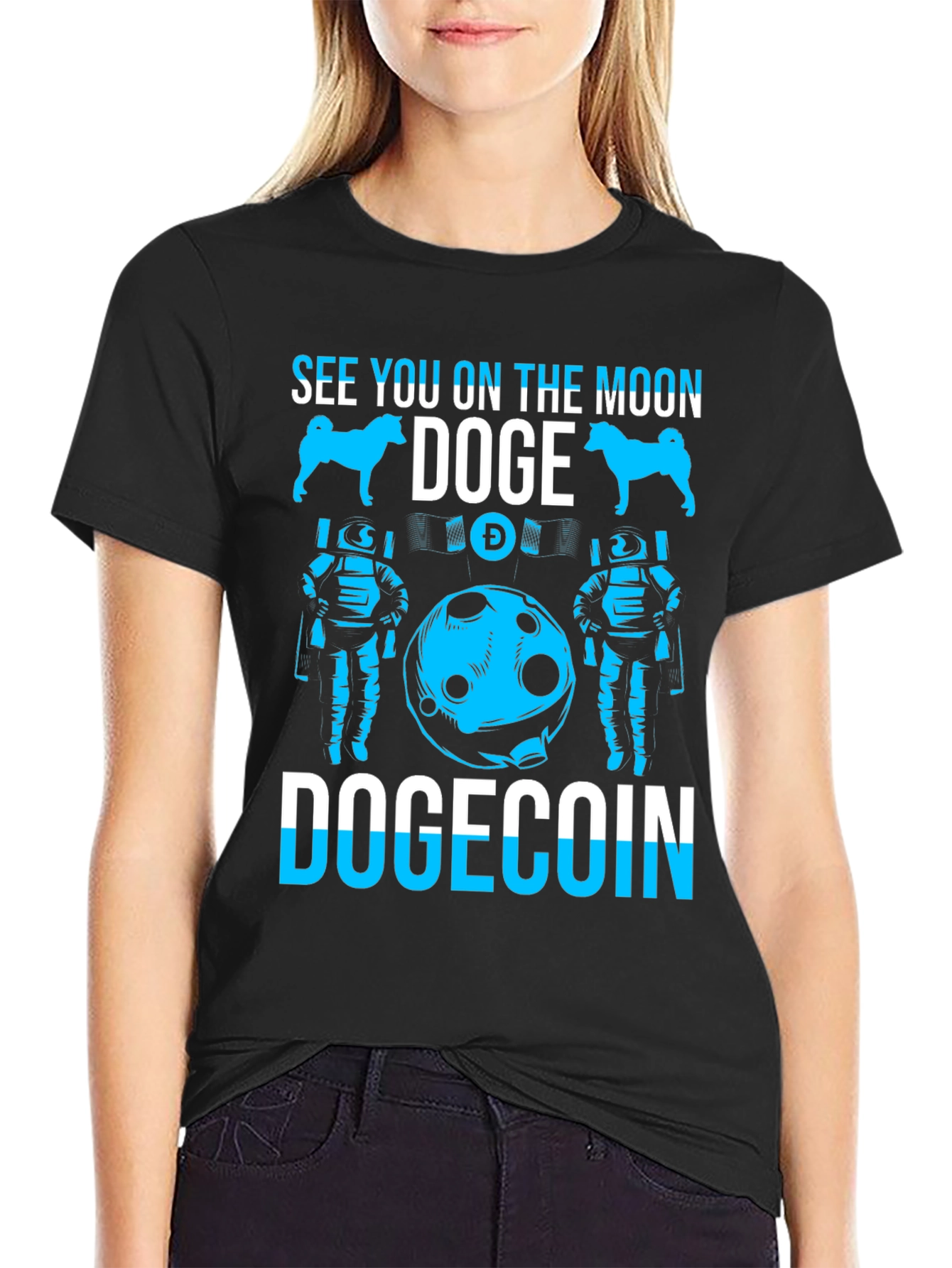 DogeCoin to the Moon T-Shirt
