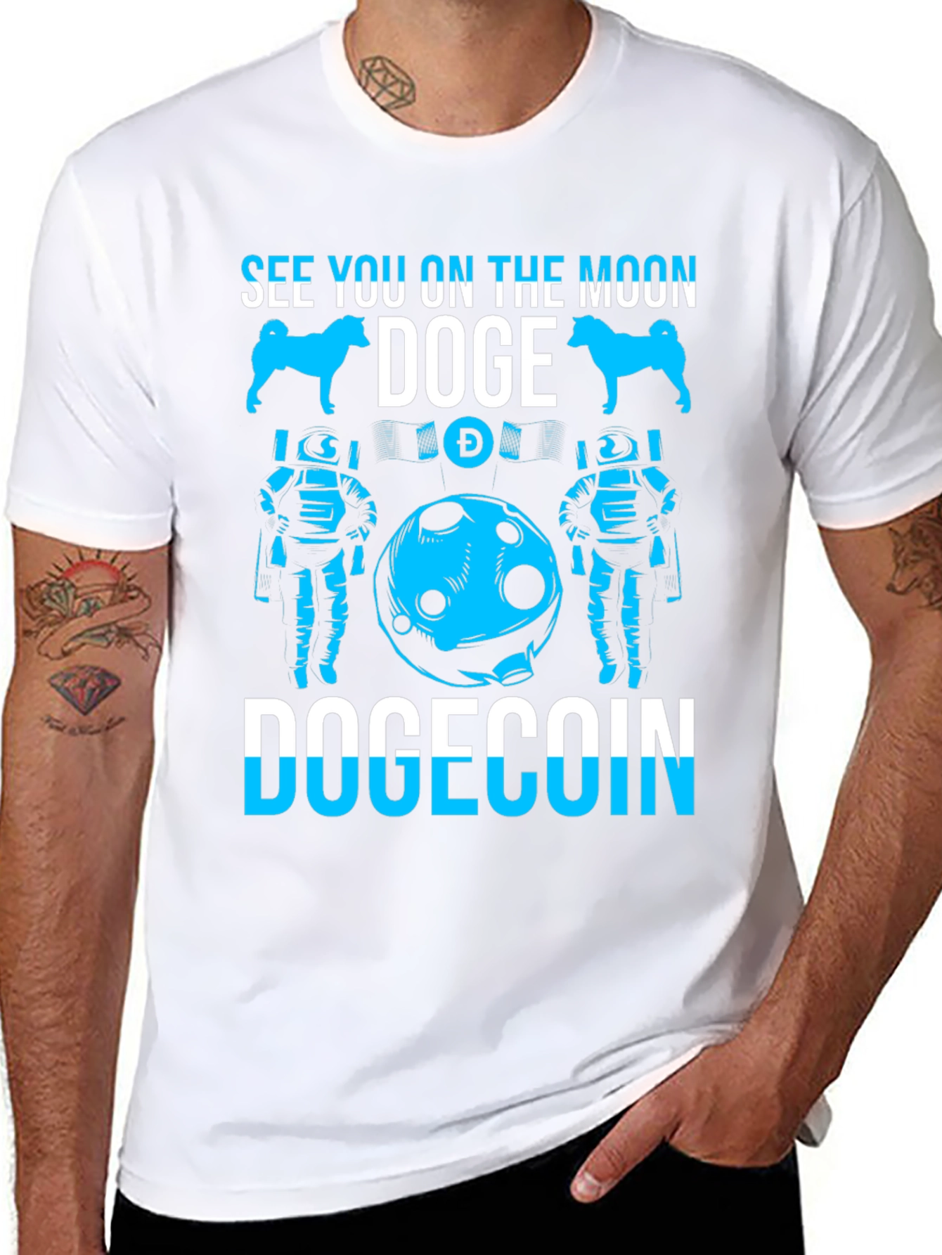 DogeCoin to the Moon T-Shirt