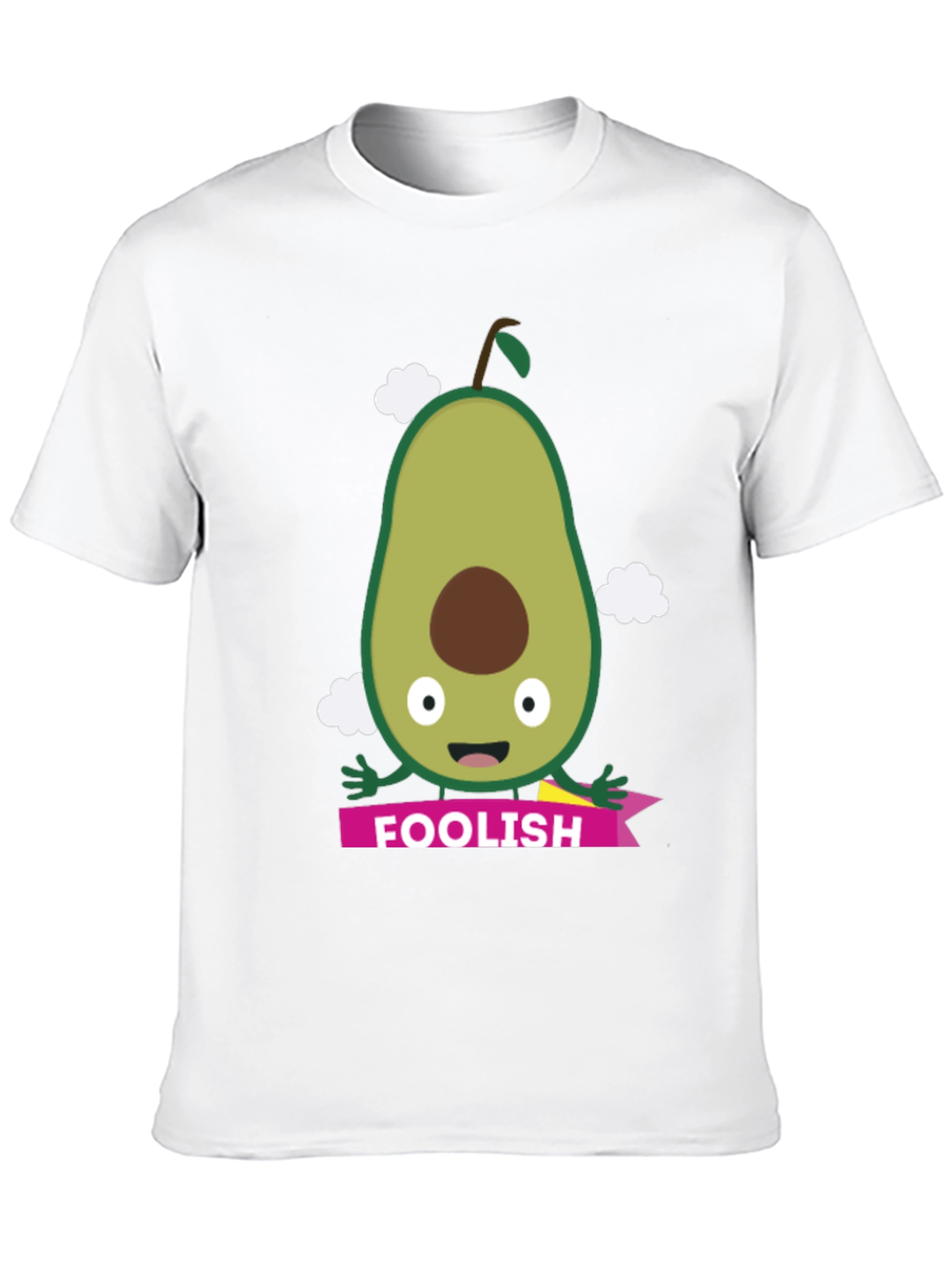 Foolish Avocado Graphic T-Shirt - Black