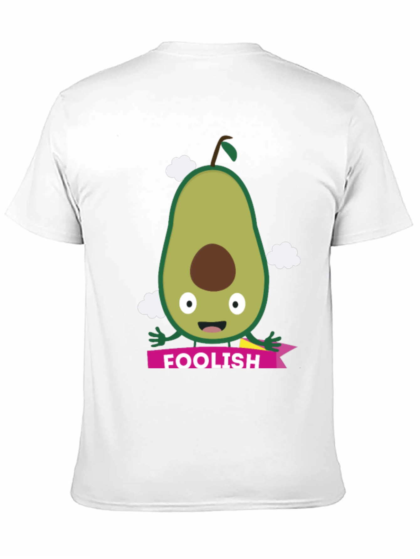 Foolish Avocado Graphic T-Shirt - Black