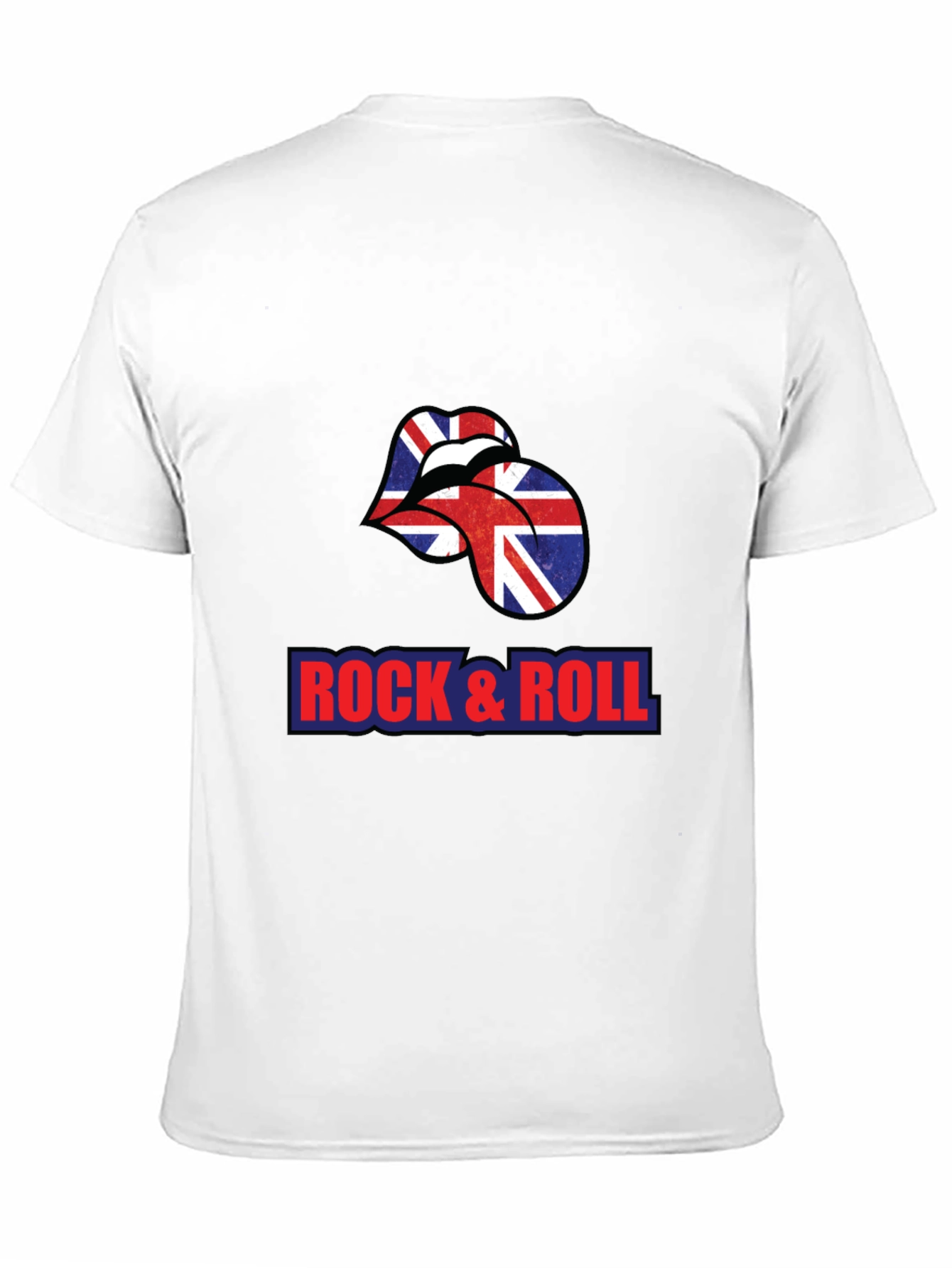 Rock & Roll British Flag Lips T-Shirt