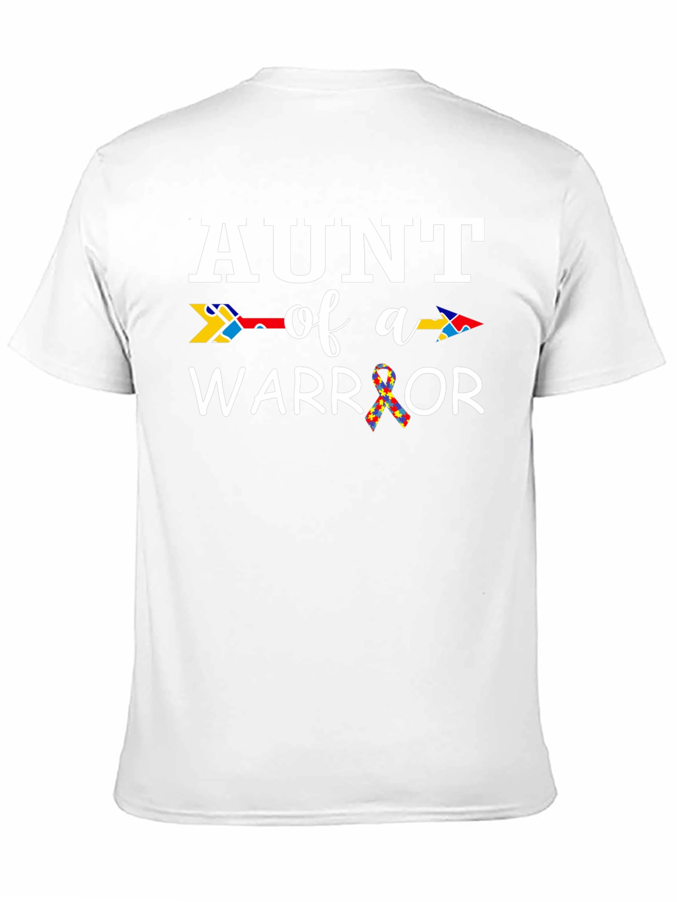 Aunt of a Warrior Autism Awareness T-Shirt