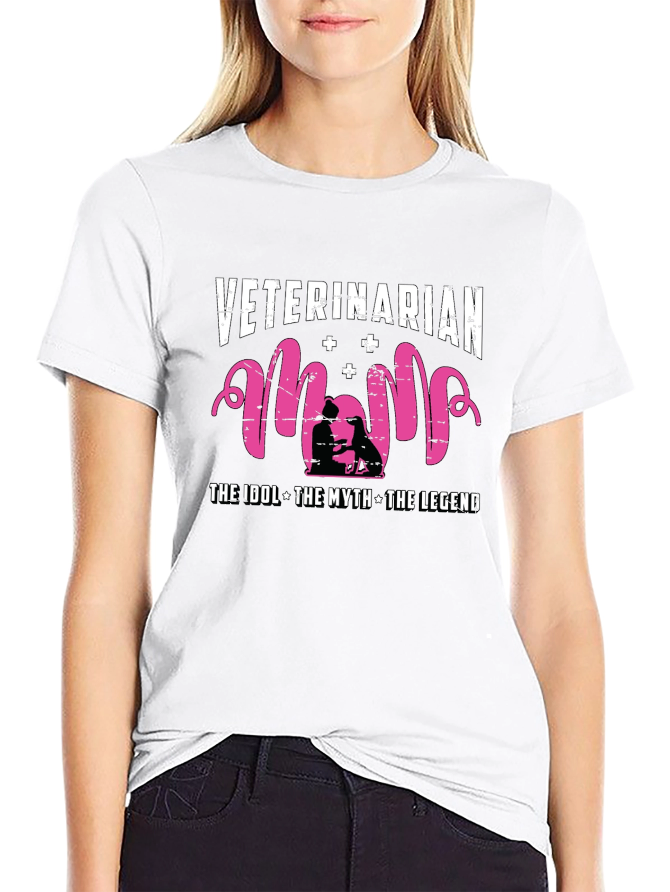 Veterinarian Mom T-Shirt - The Idol Myth Legend
