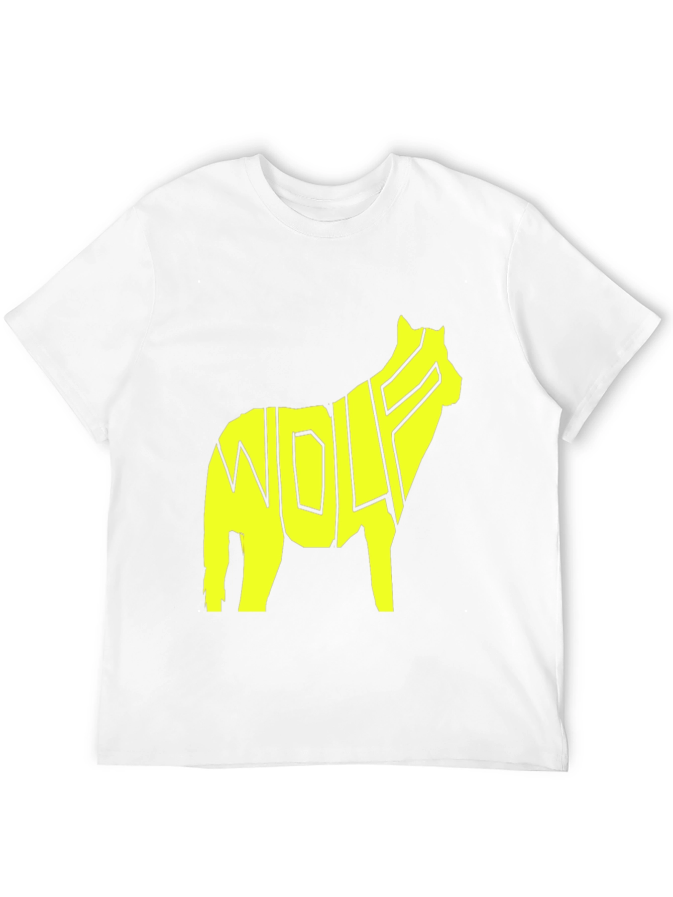 Wolf Silhouette Graphic Tee - Black T-Shirt