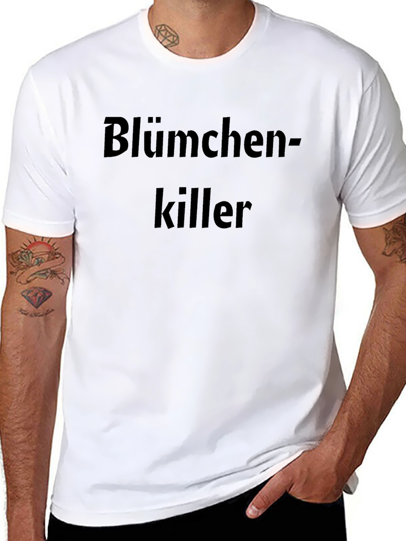 Blümchen-killer Graphic Tee - Bold Statement T-Shirt