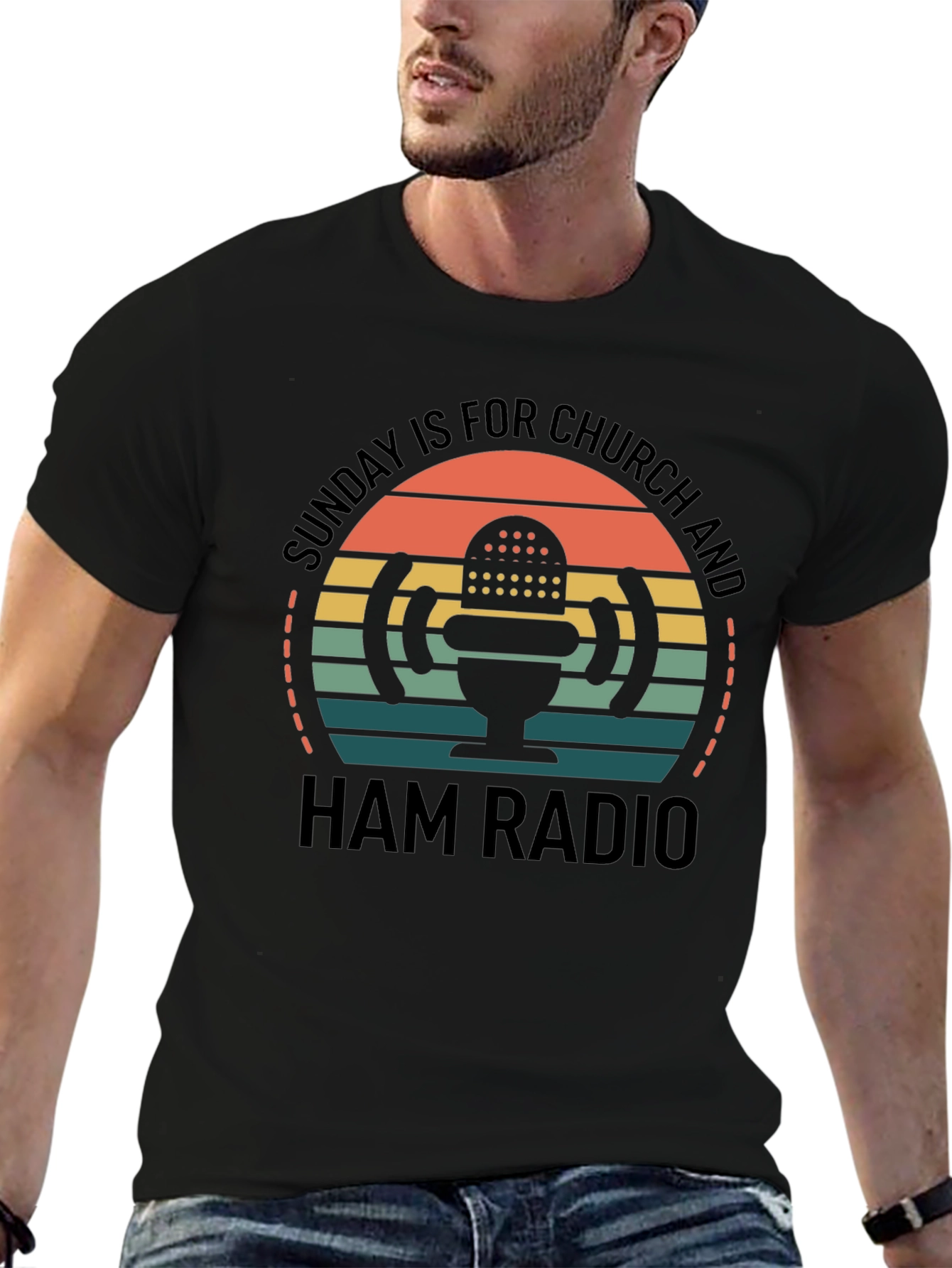 Sunday Church & Ham Radio T-Shirt