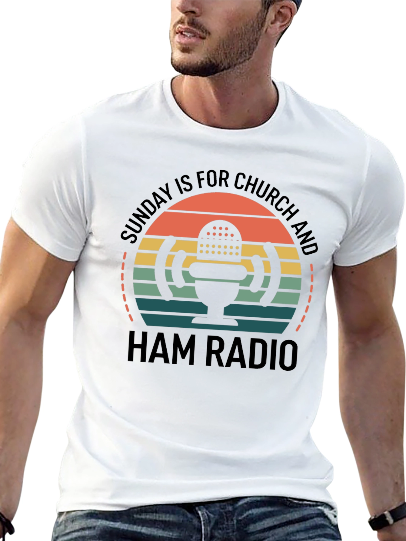 Sunday Church & Ham Radio T-Shirt