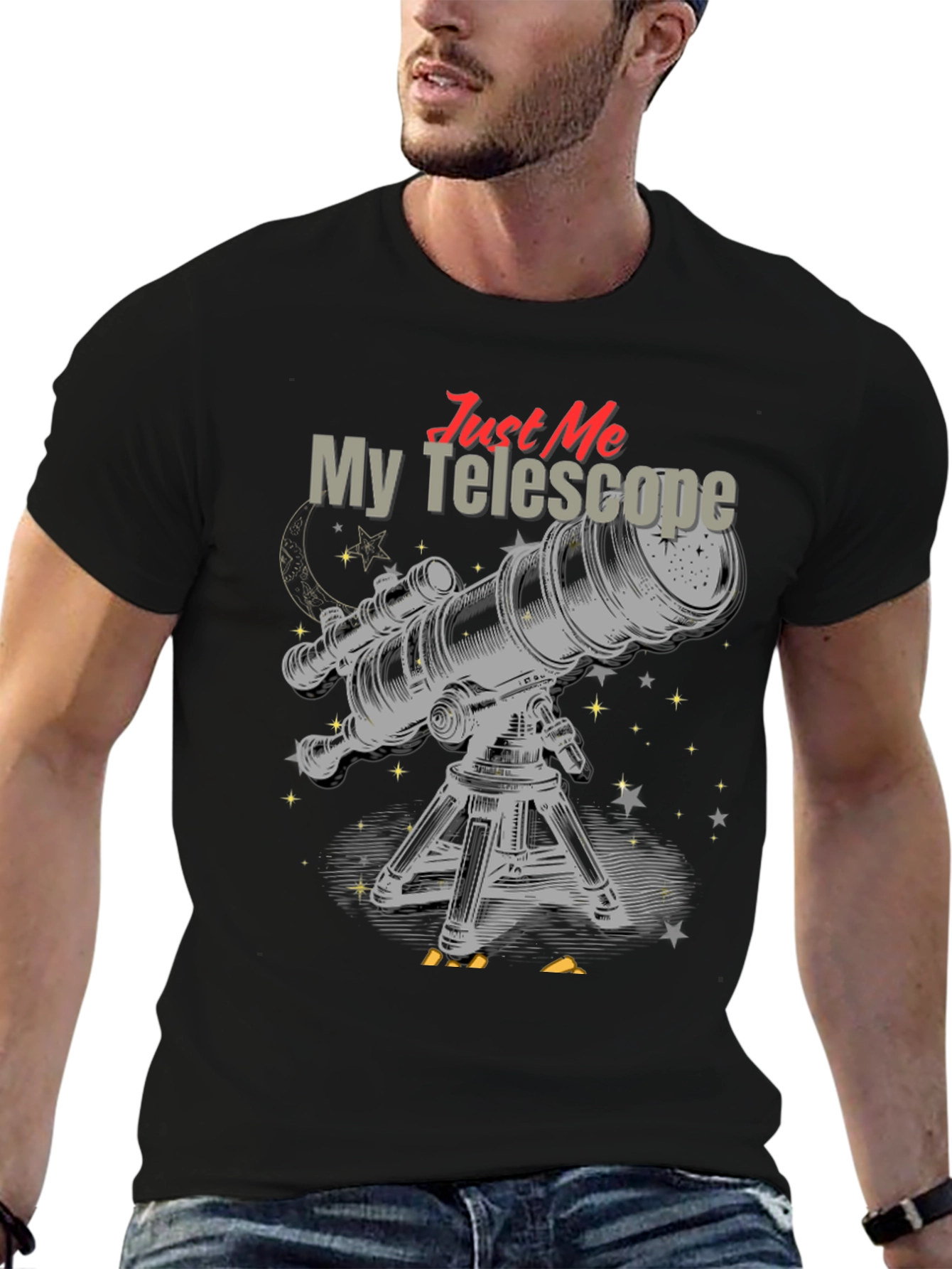 Just Me and My Telescope Graphic Tee