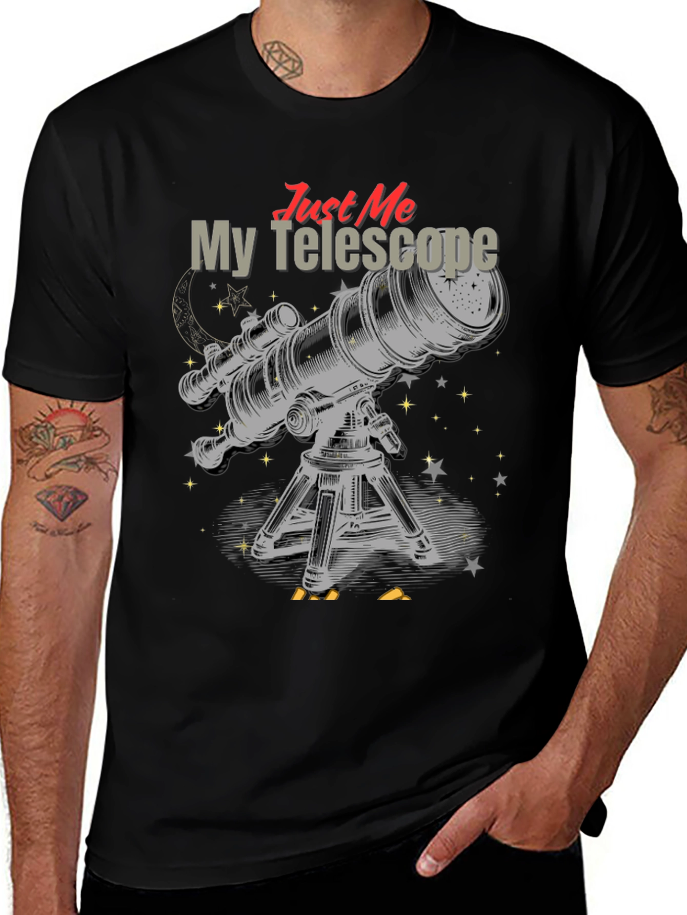 Just Me and My Telescope Graphic Tee