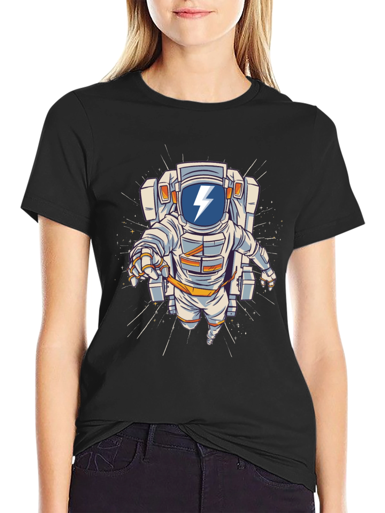 Astronaut Graphic T-Shirt - Bold Space Design