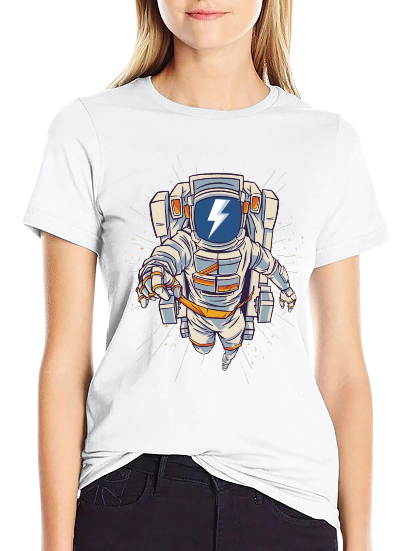 Astronaut Graphic T-Shirt - Bold Space Design
