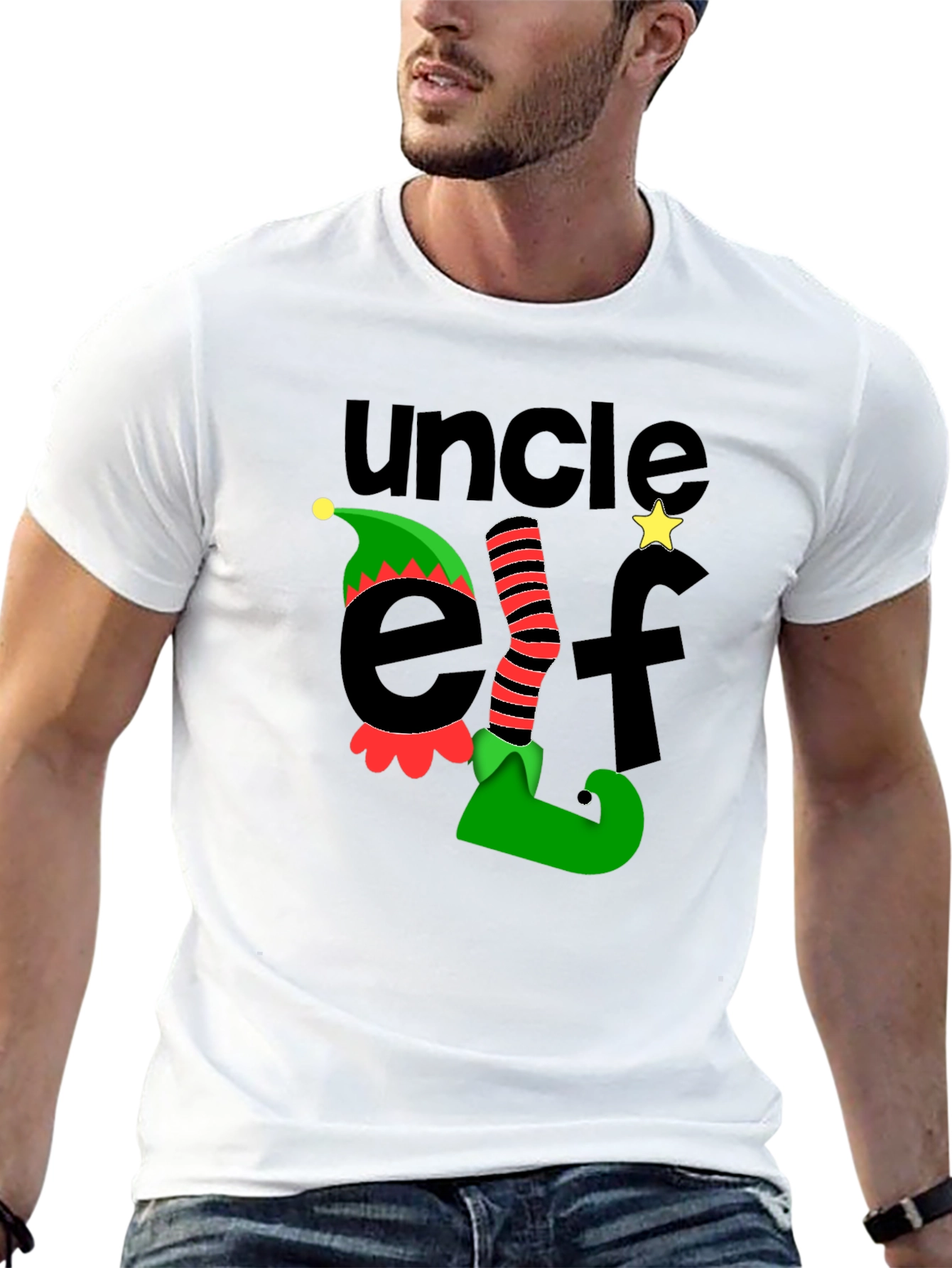 Uncle Elf T-Shirt - Holiday Season Apparel