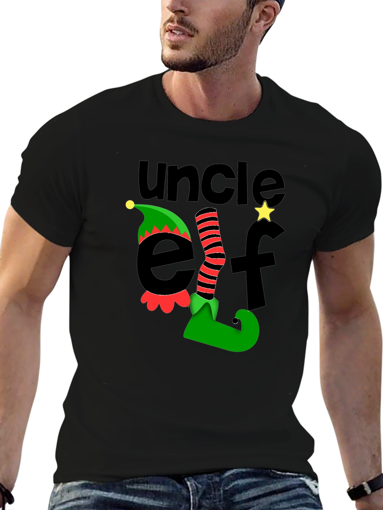 Uncle Elf T-Shirt - Holiday Season Apparel