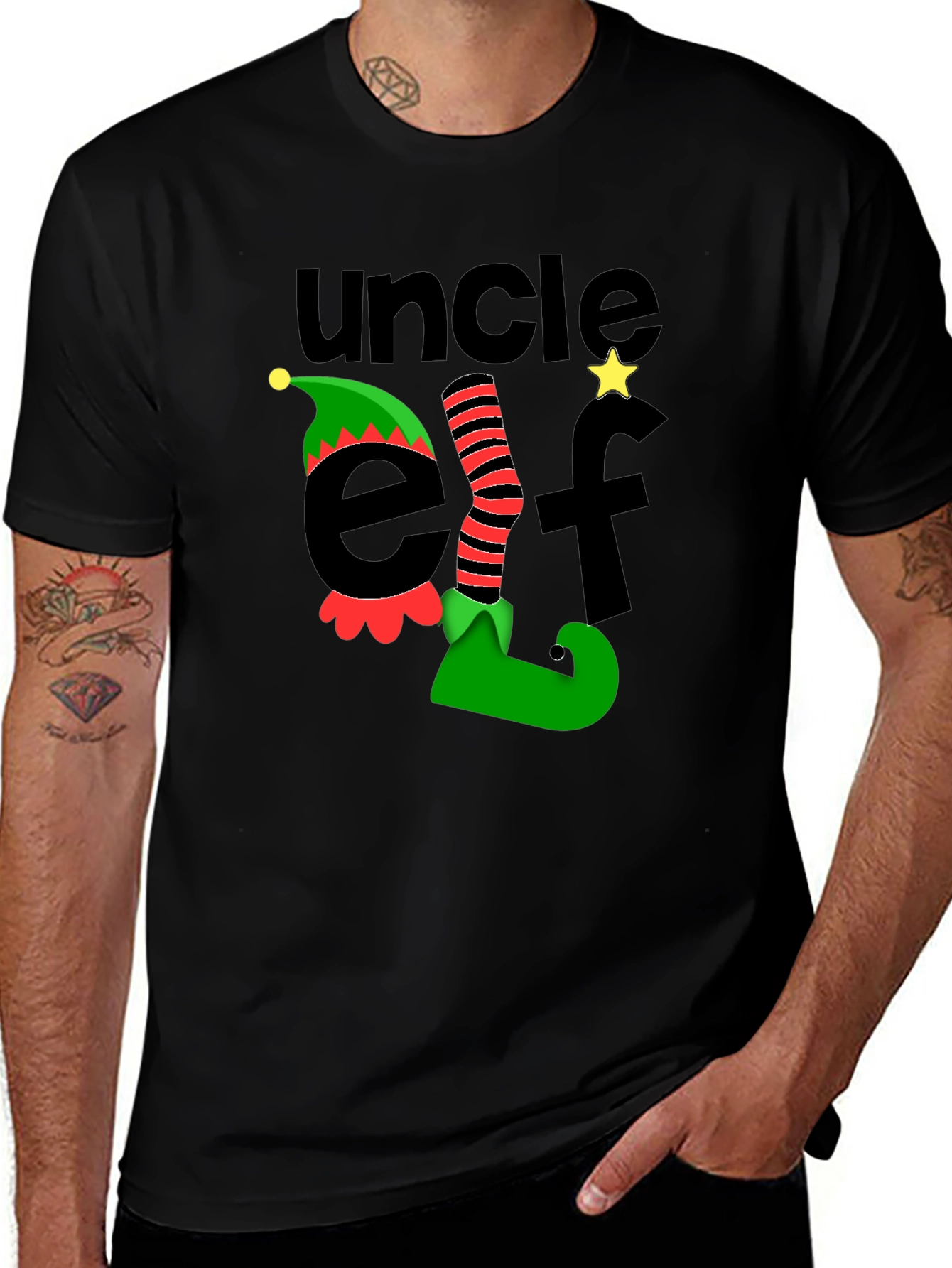 Uncle Elf T-Shirt - Holiday Season Apparel