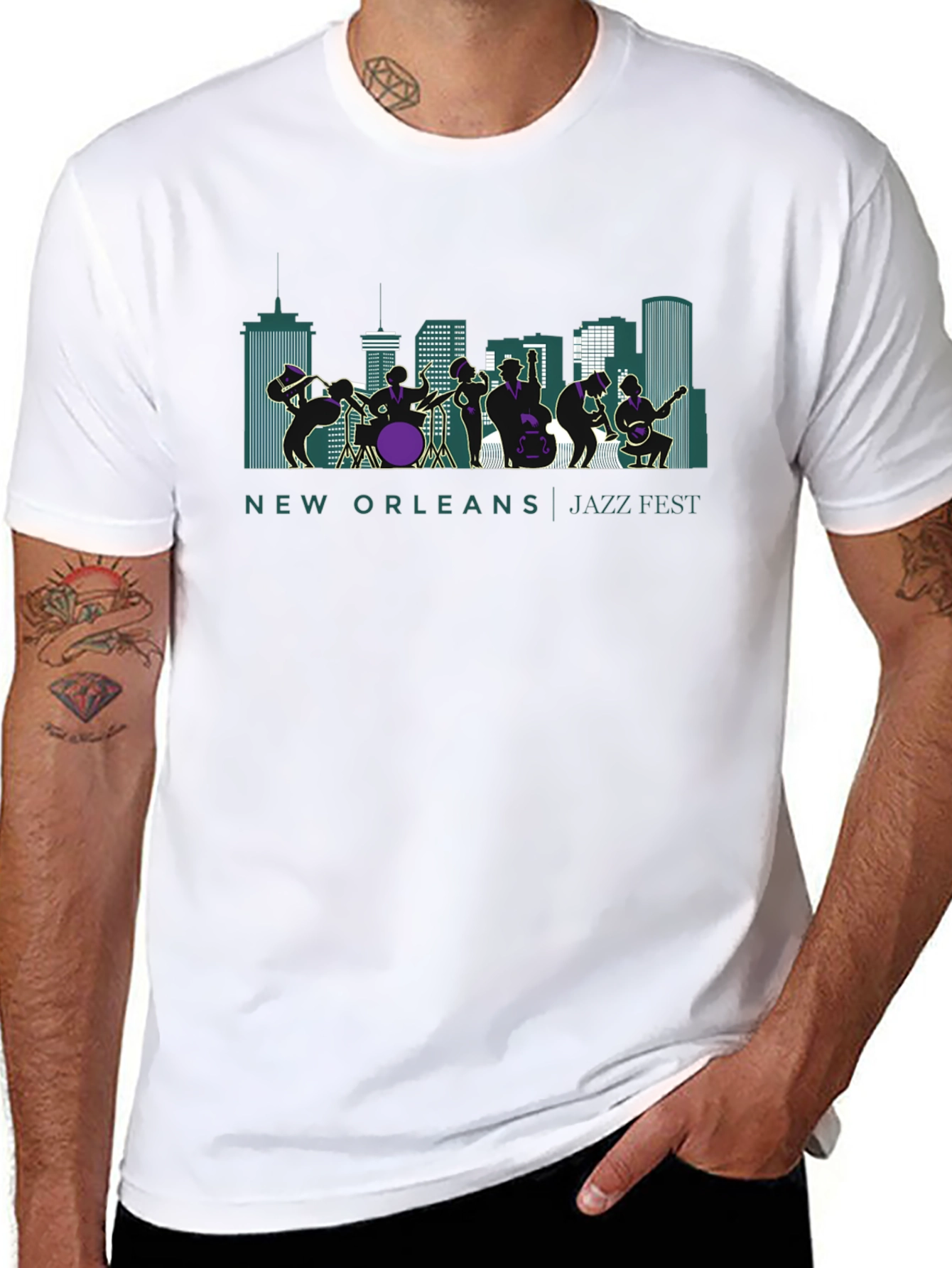 New Orleans Jazz Fest Graphic T-Shirt