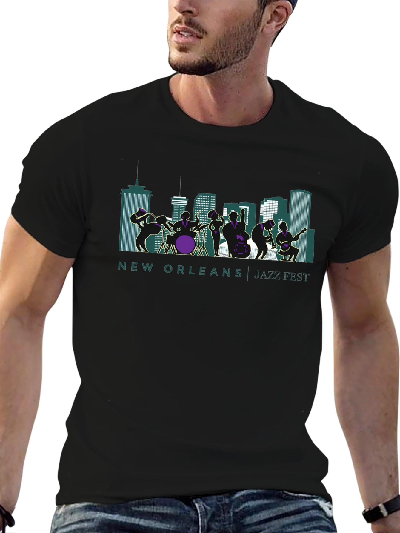New Orleans Jazz Fest Graphic T-Shirt