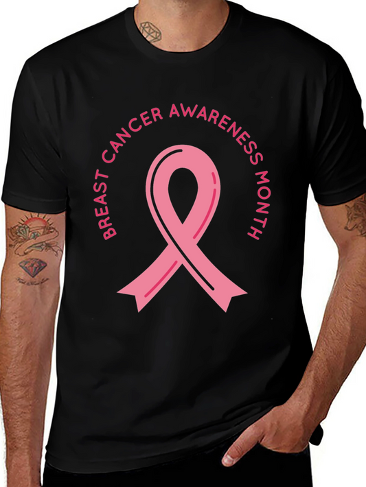 Breast Cancer Awareness Month Ribbon Tee