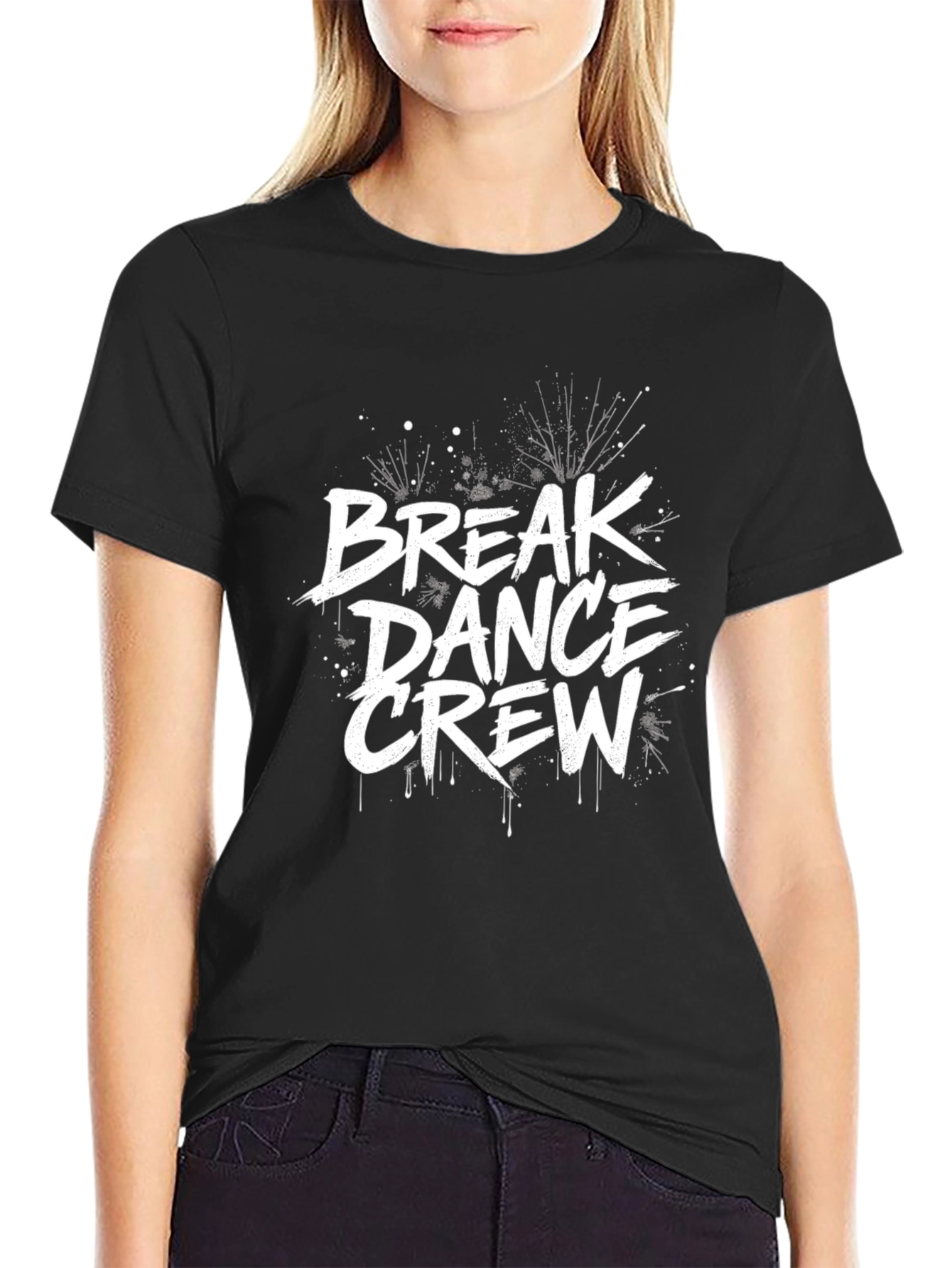 Break Dance Crew Black T-Shirt
