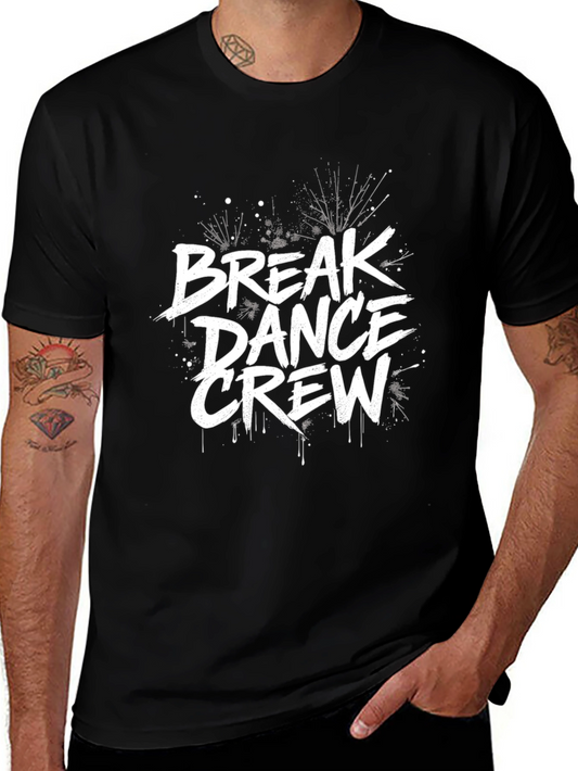 Break Dance Crew Black T-Shirt