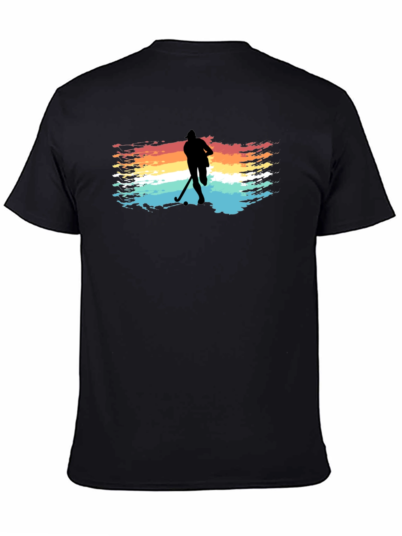 Retro Hockey Player T-Shirt