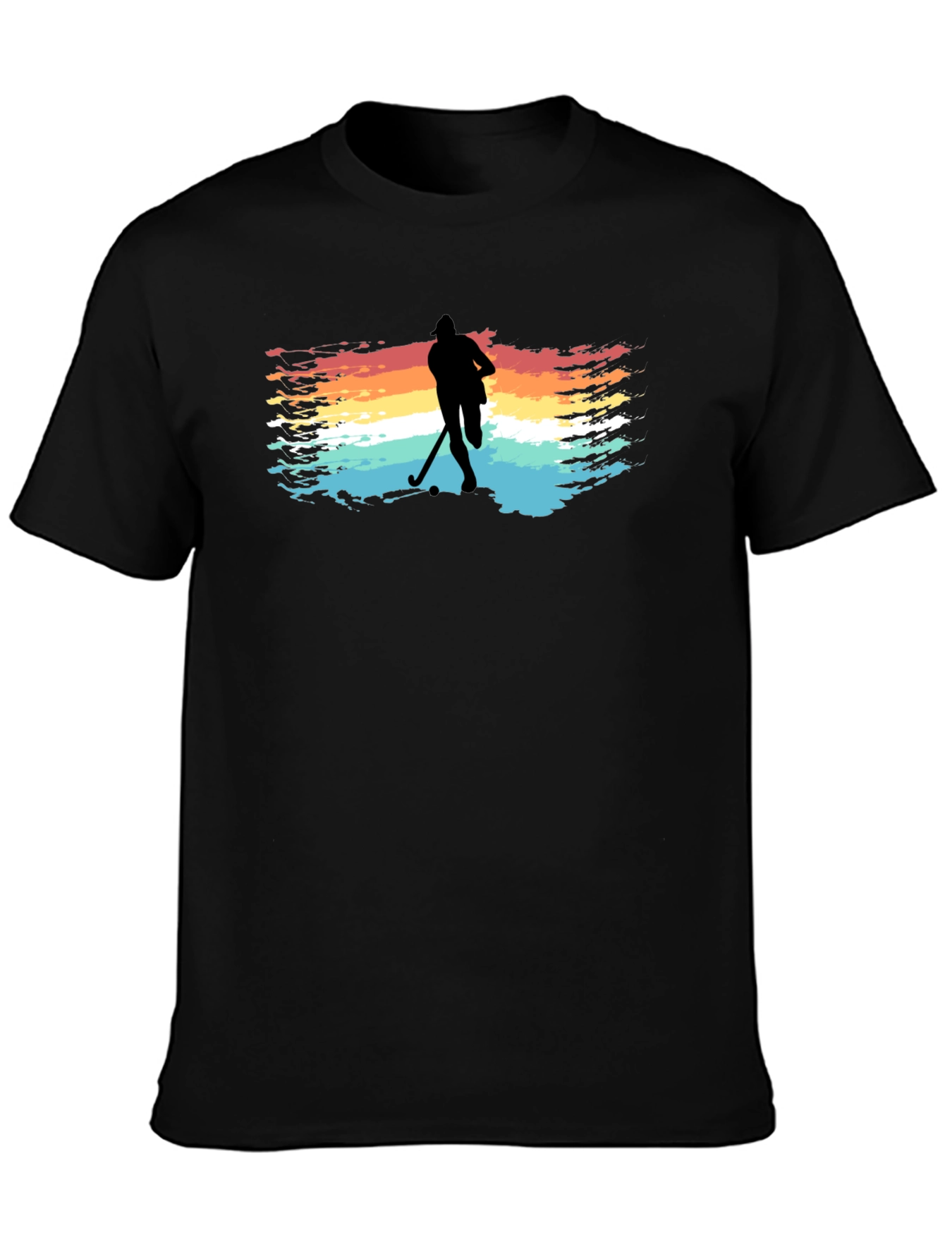 Retro Hockey Player T-Shirt