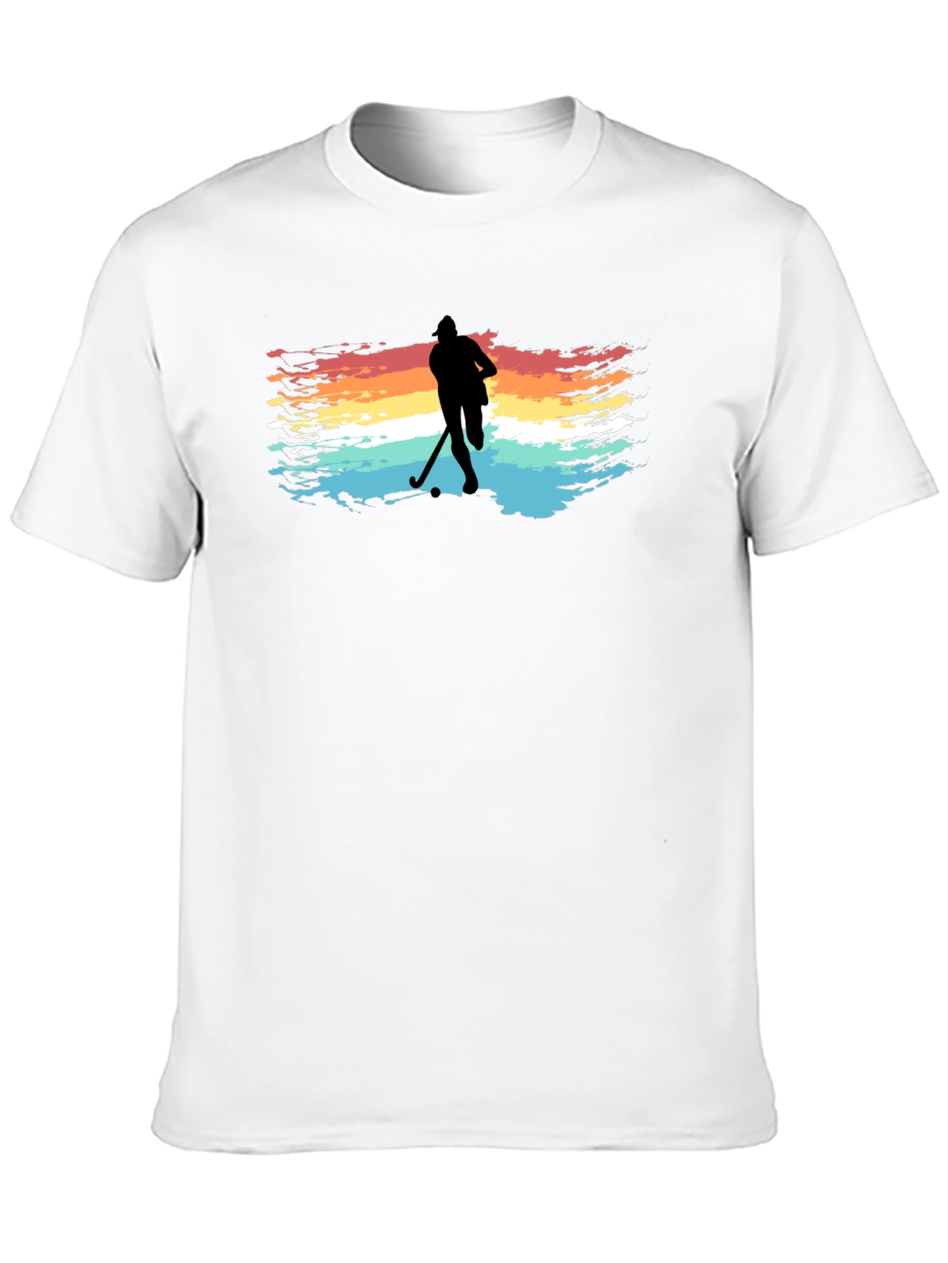Retro Hockey Player T-Shirt