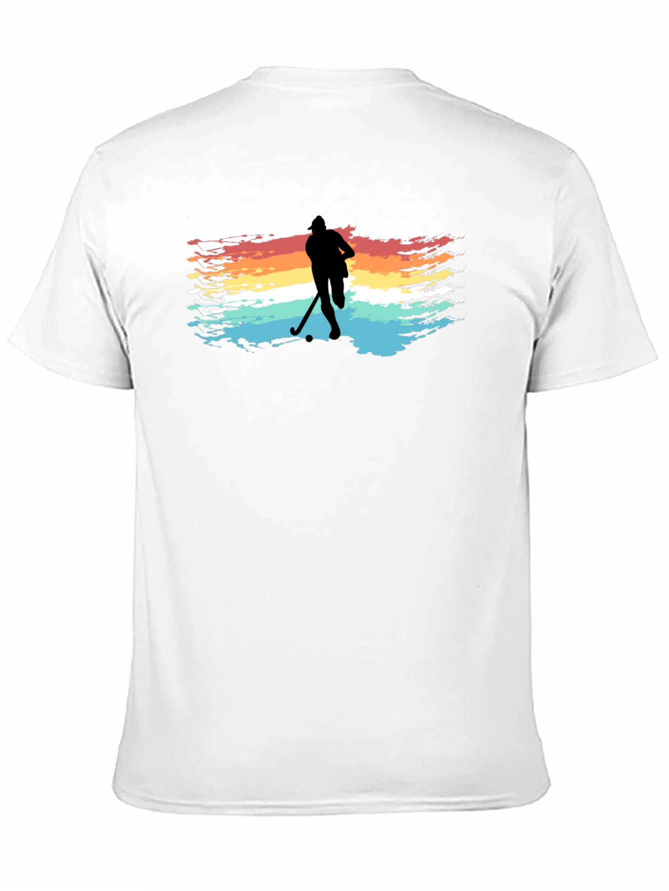 Retro Hockey Player T-Shirt