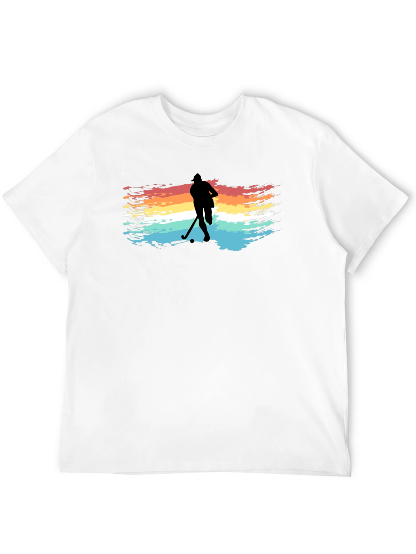 Retro Hockey Player T-Shirt