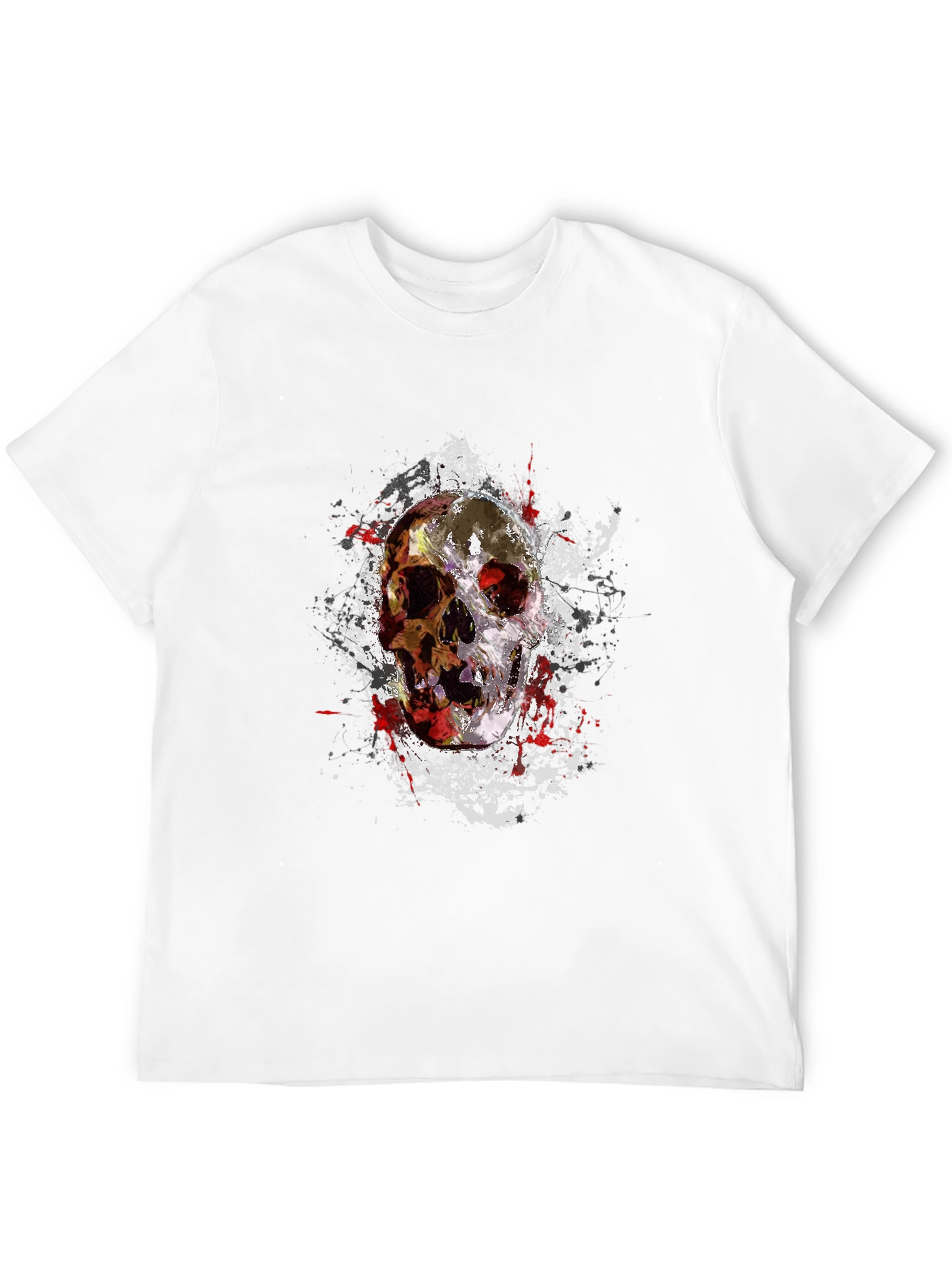 Skull Graphic T-Shirt - Black