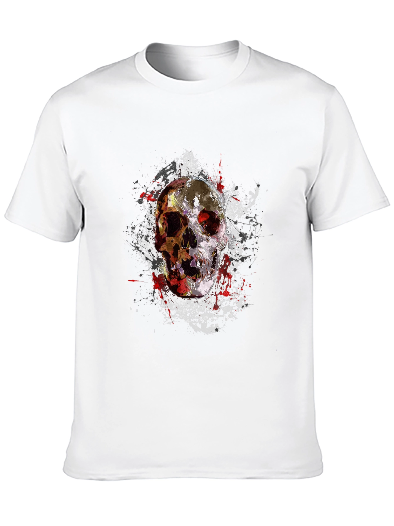 Skull Graphic T-Shirt - Black