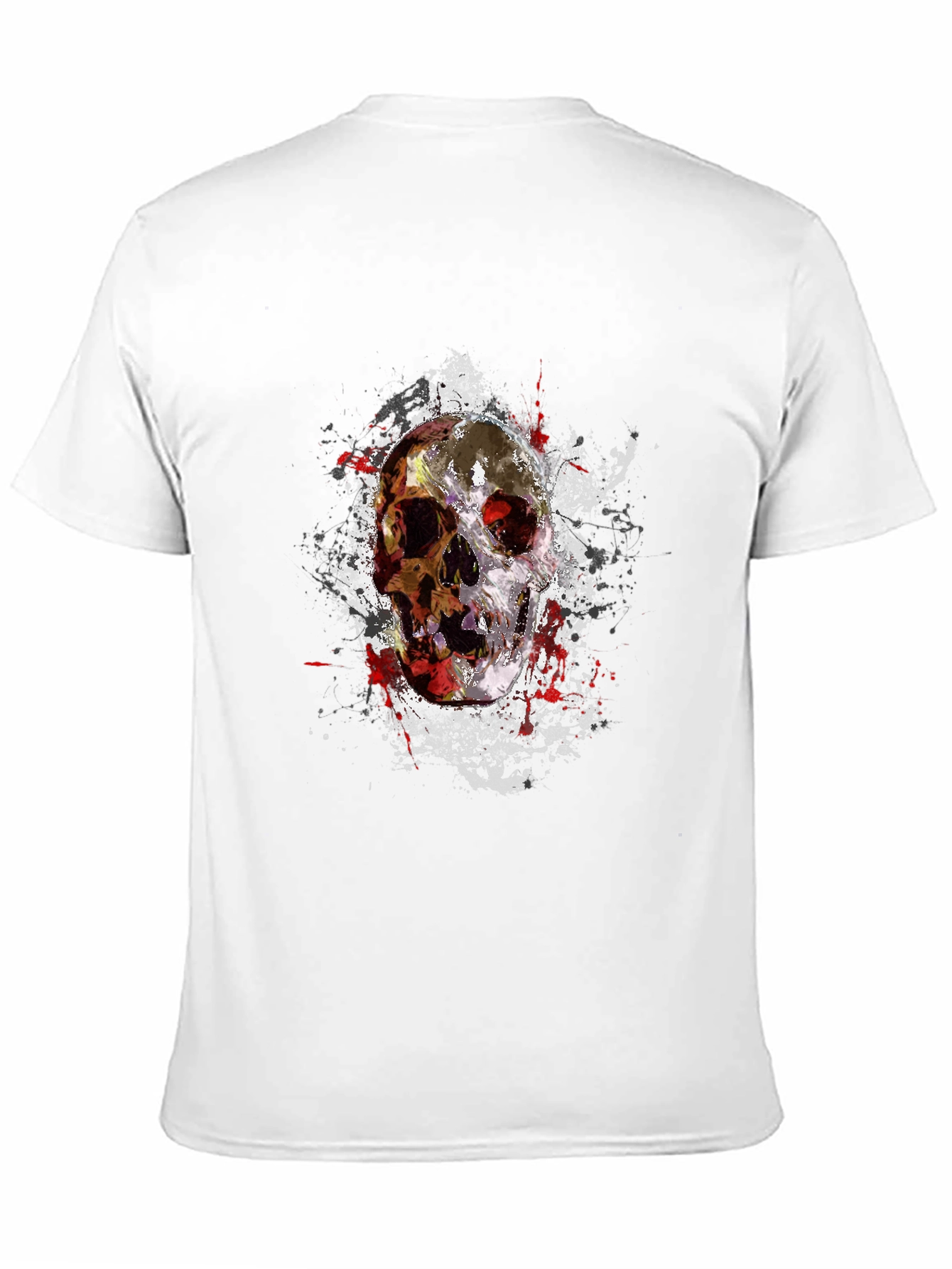 Skull Graphic T-Shirt - Black