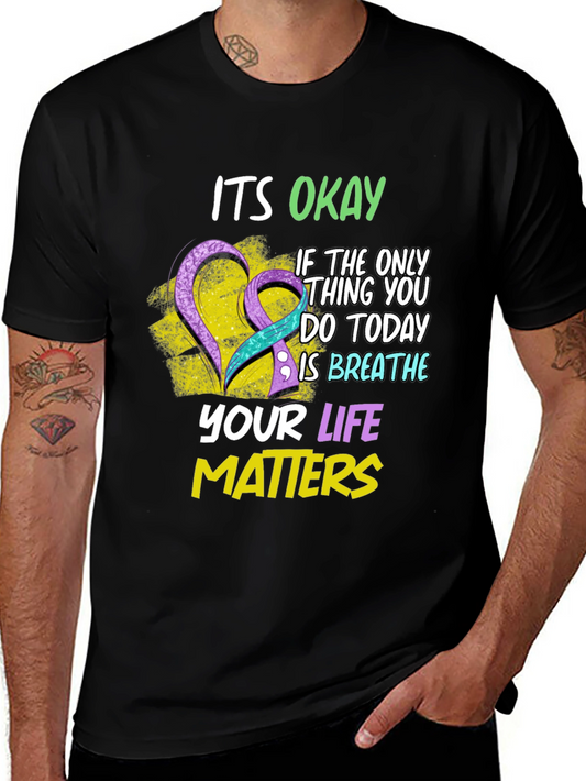 Its Okay Mental Health Awareness T-Shirt