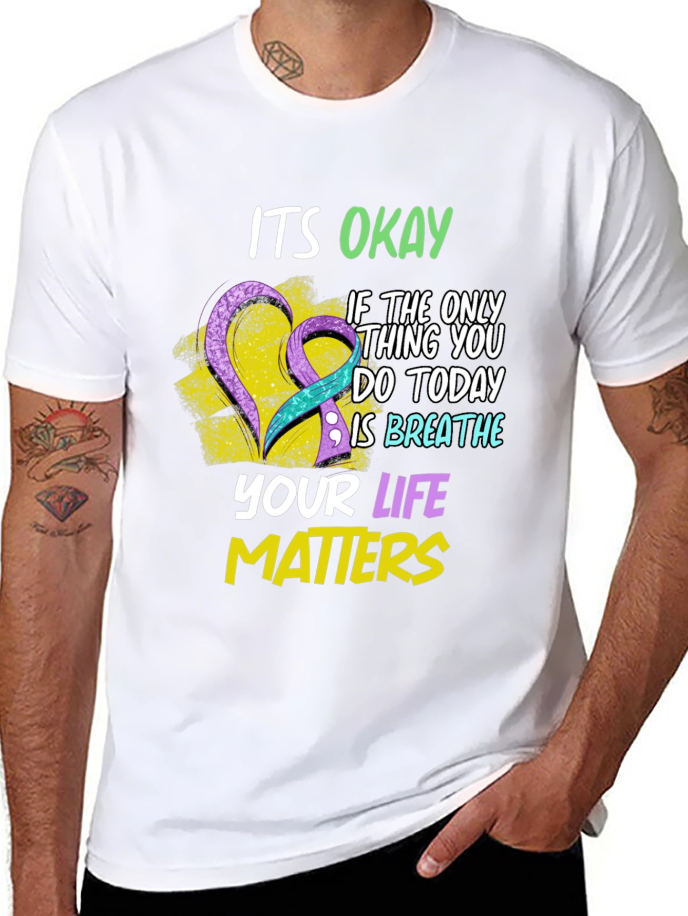 Its Okay Mental Health Awareness T-Shirt