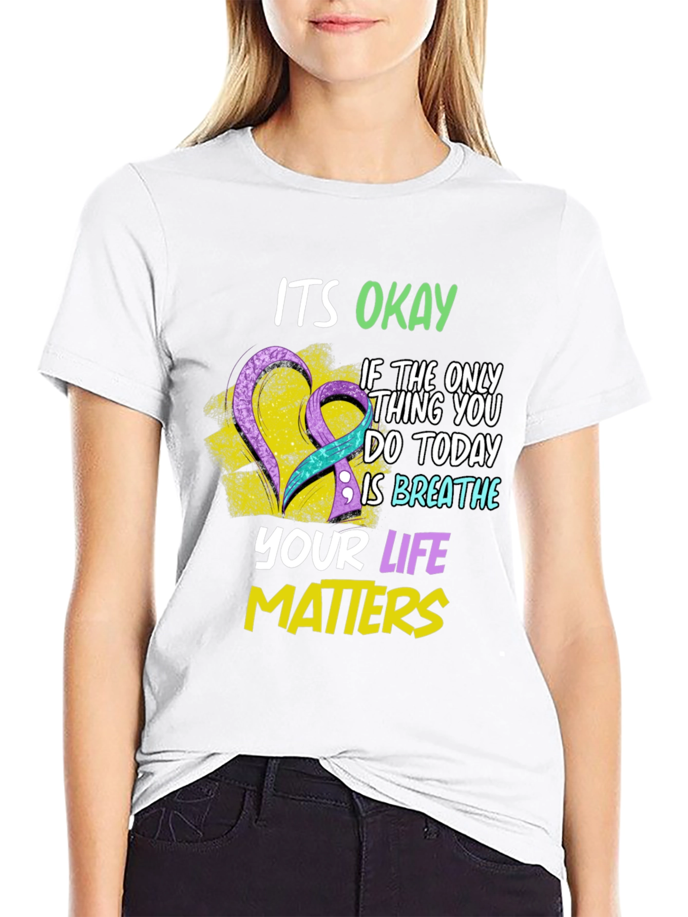 Its Okay Mental Health Awareness T-Shirt