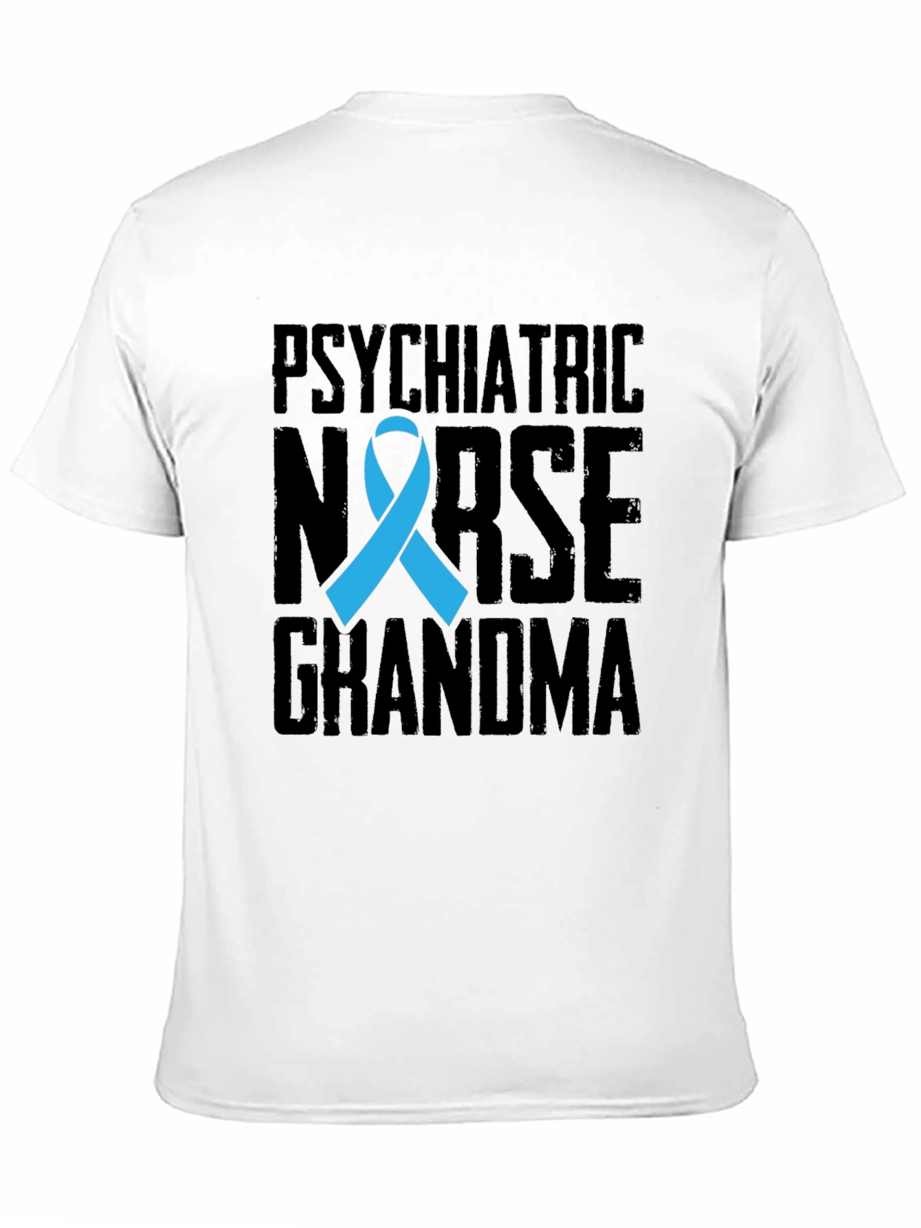 Psychiatric Nurse Grandma T-Shirt - Awareness Ribbon Tee