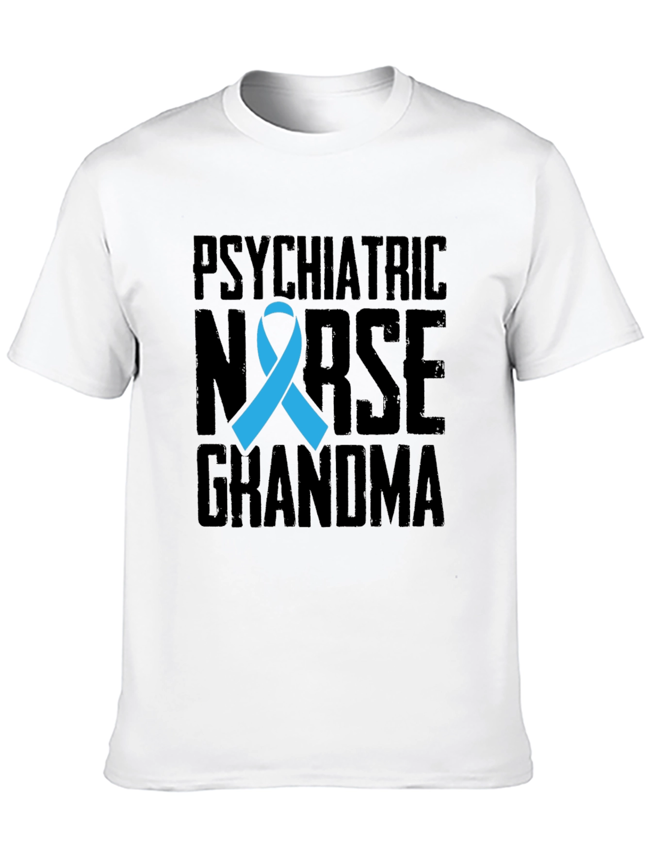 Psychiatric Nurse Grandma T-Shirt - Awareness Ribbon Tee