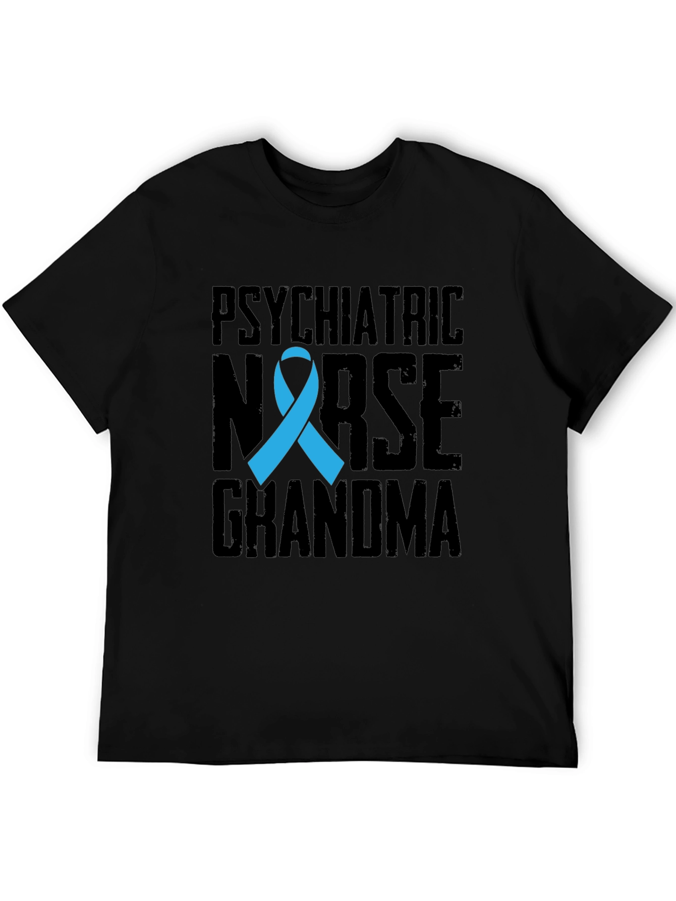 Psychiatric Nurse Grandma T-Shirt - Awareness Ribbon Tee