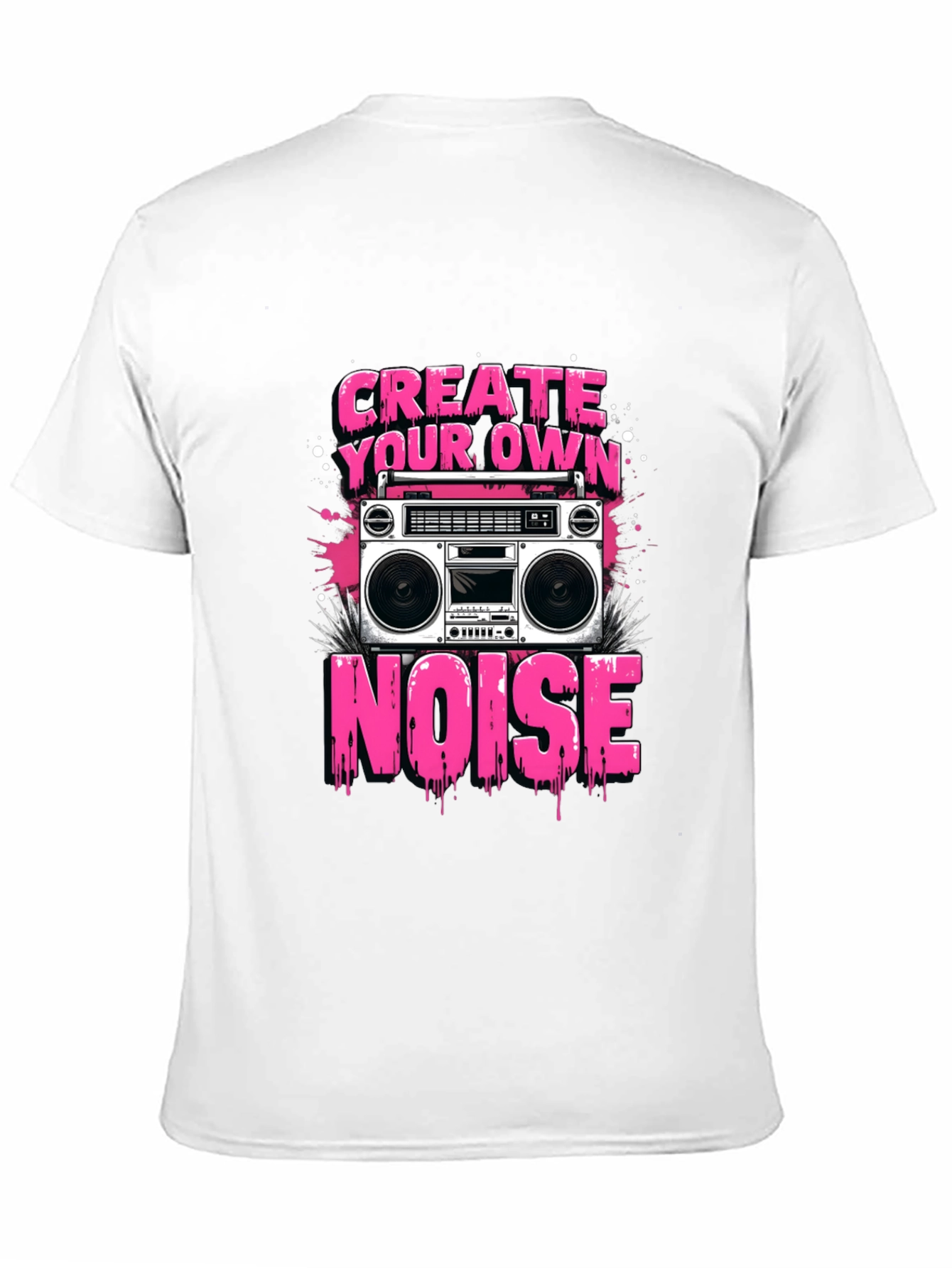 Create Your Own Noise Boombox Graphic Tee