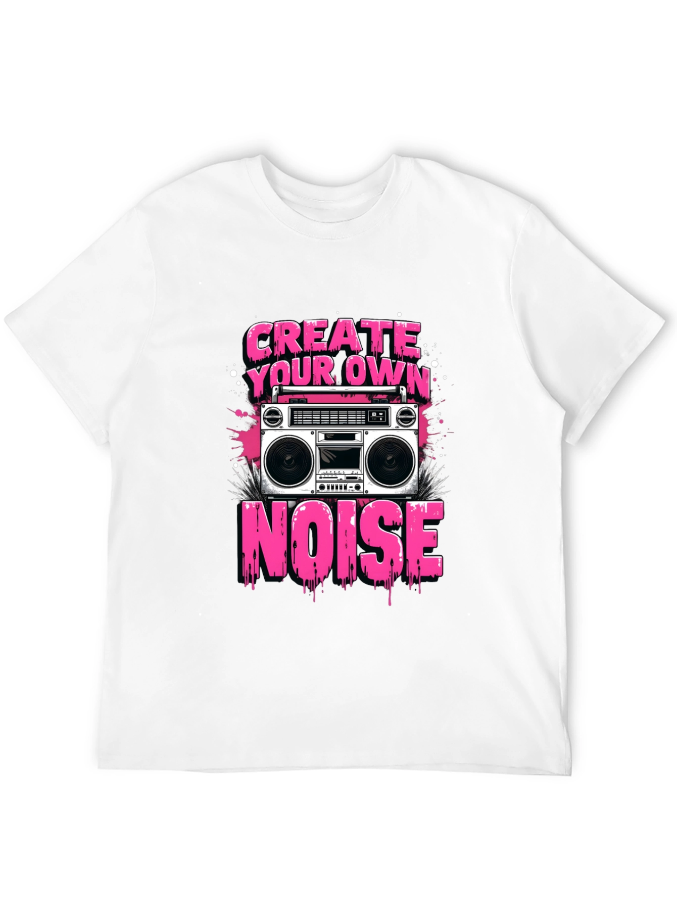 Create Your Own Noise Boombox Graphic Tee