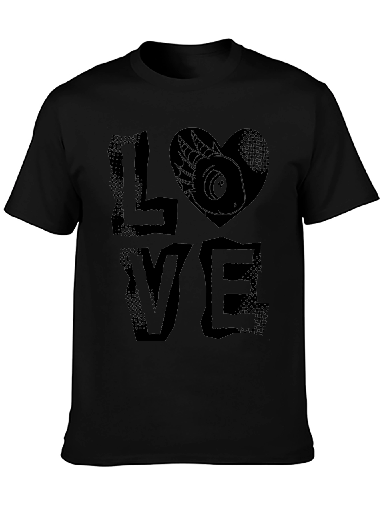 LOVE Axolotl T-Shirt - Black