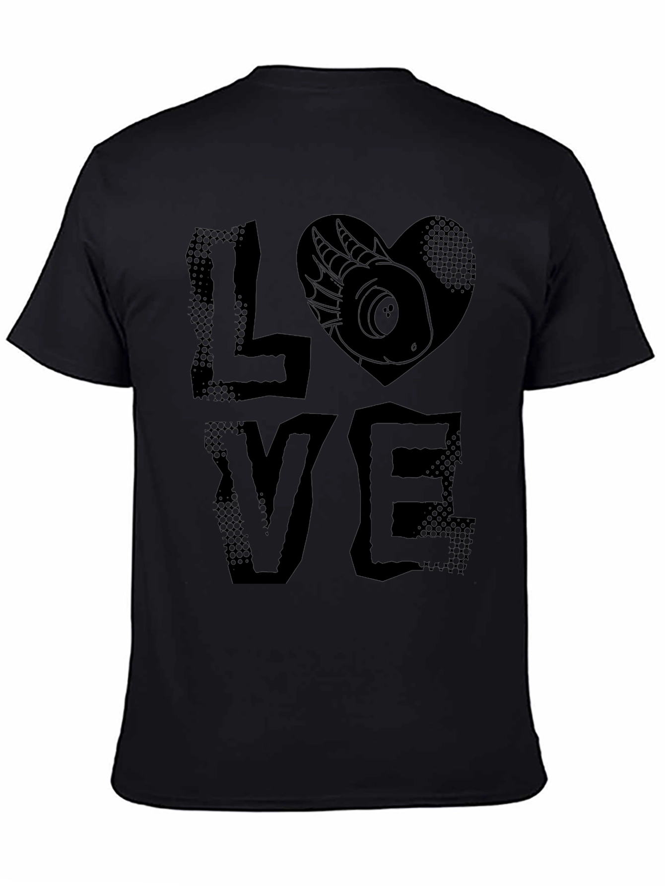 LOVE Axolotl T-Shirt - Black