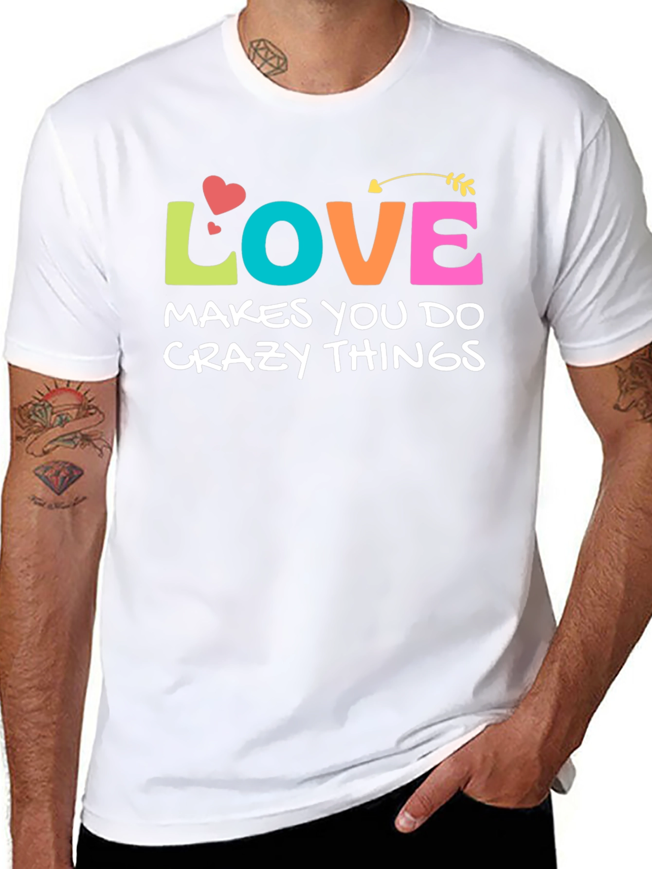 Love Makes You Do Crazy Things Graphic Tee