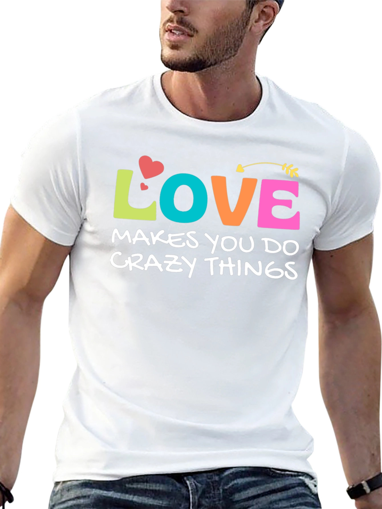 Love Makes You Do Crazy Things Graphic Tee