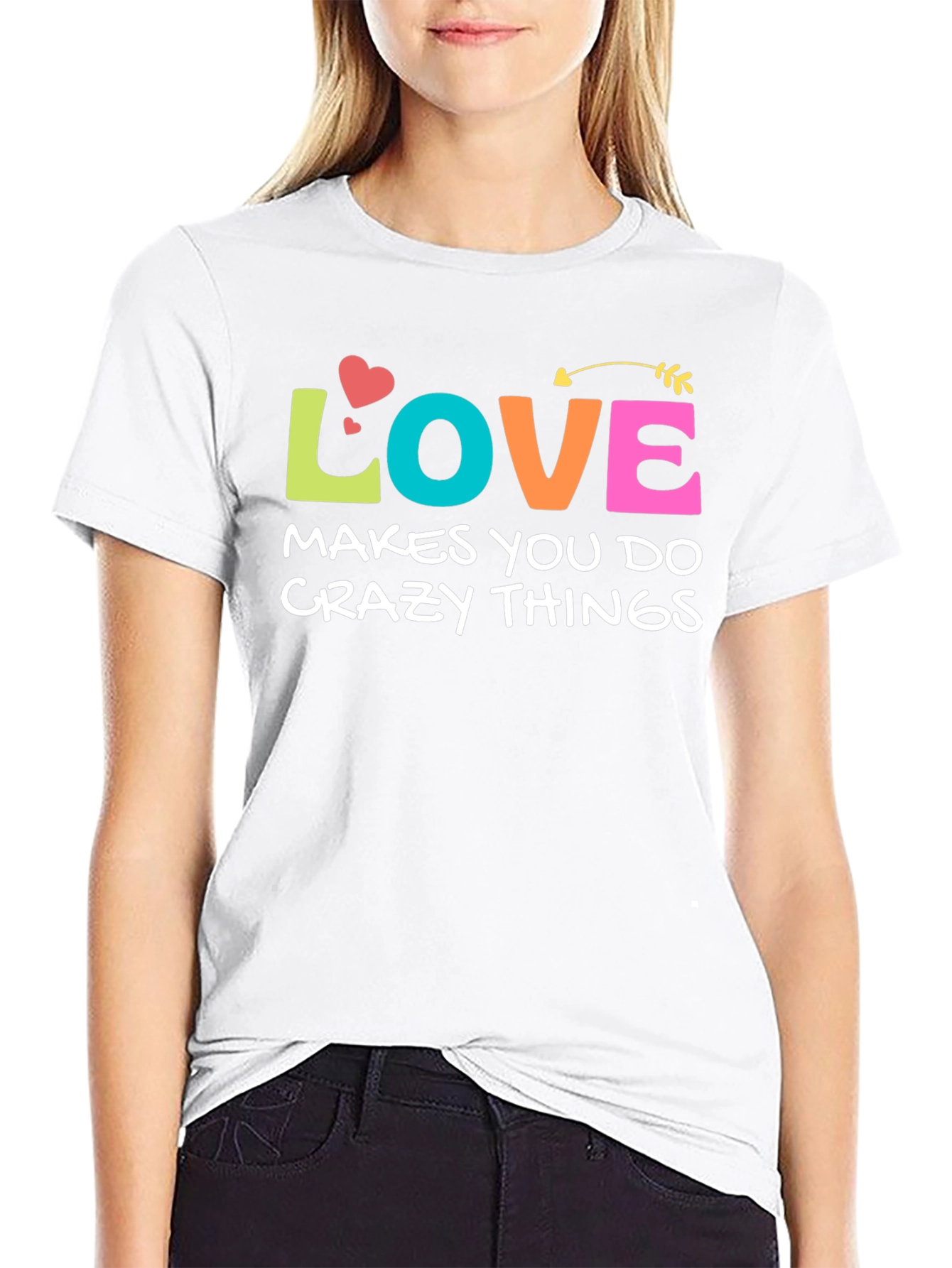 Love Makes You Do Crazy Things Graphic Tee