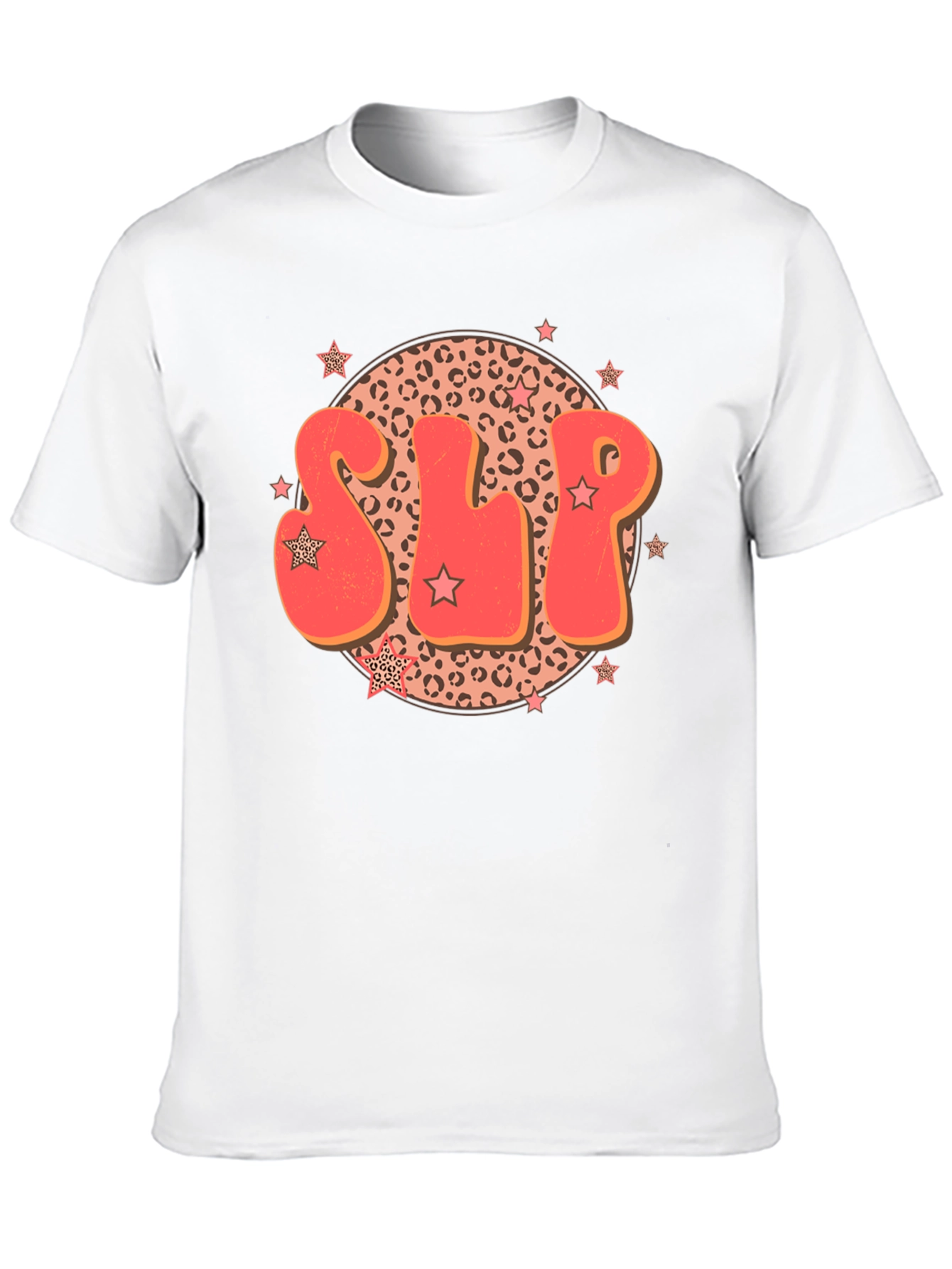 SLP Leopard Print Star T-Shirt