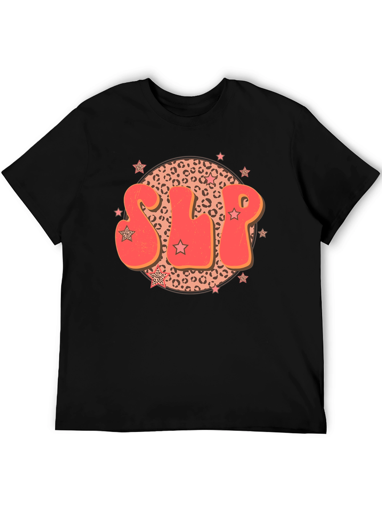 SLP Leopard Print Star T-Shirt